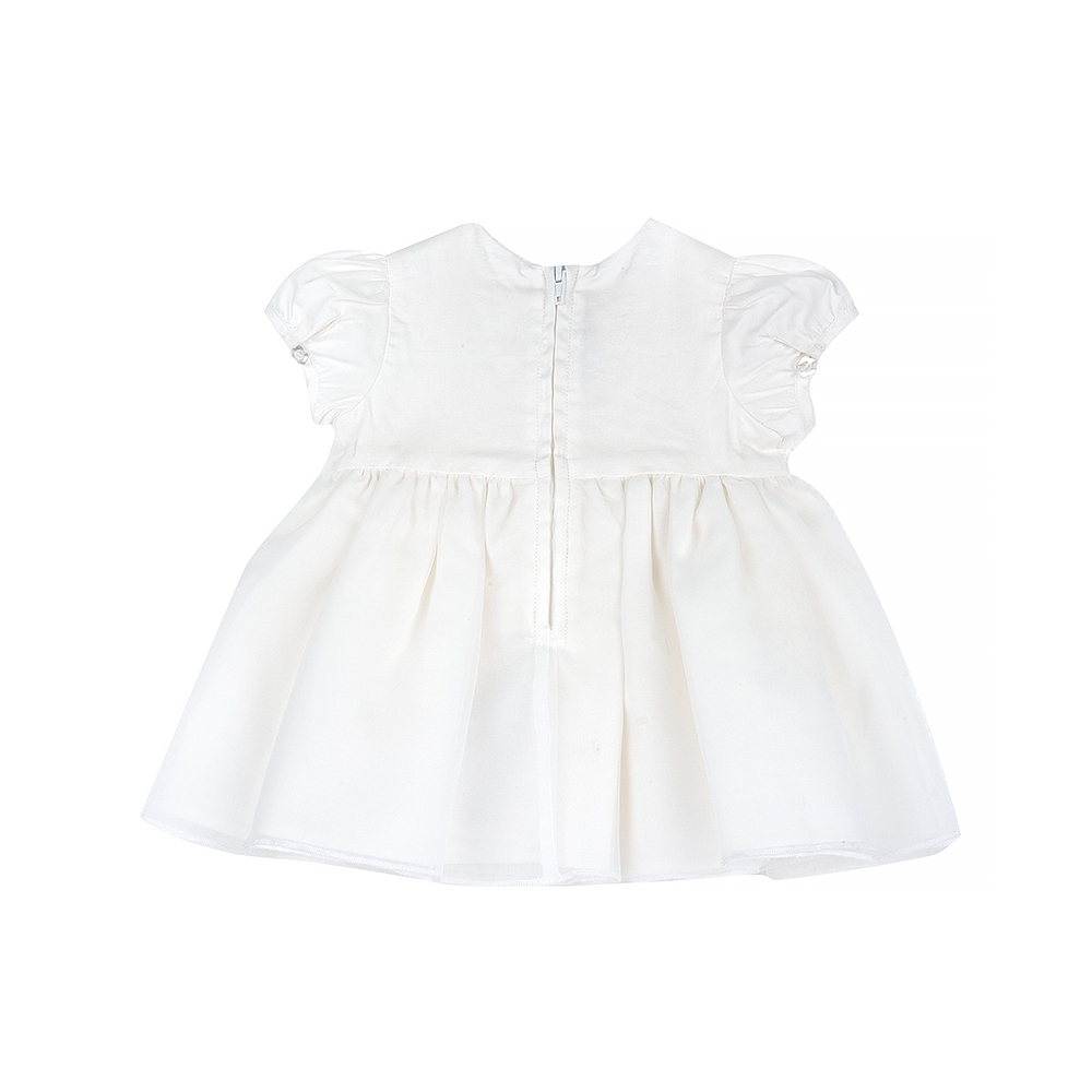 摩洛哥花園-立體花朵短袖洋裝