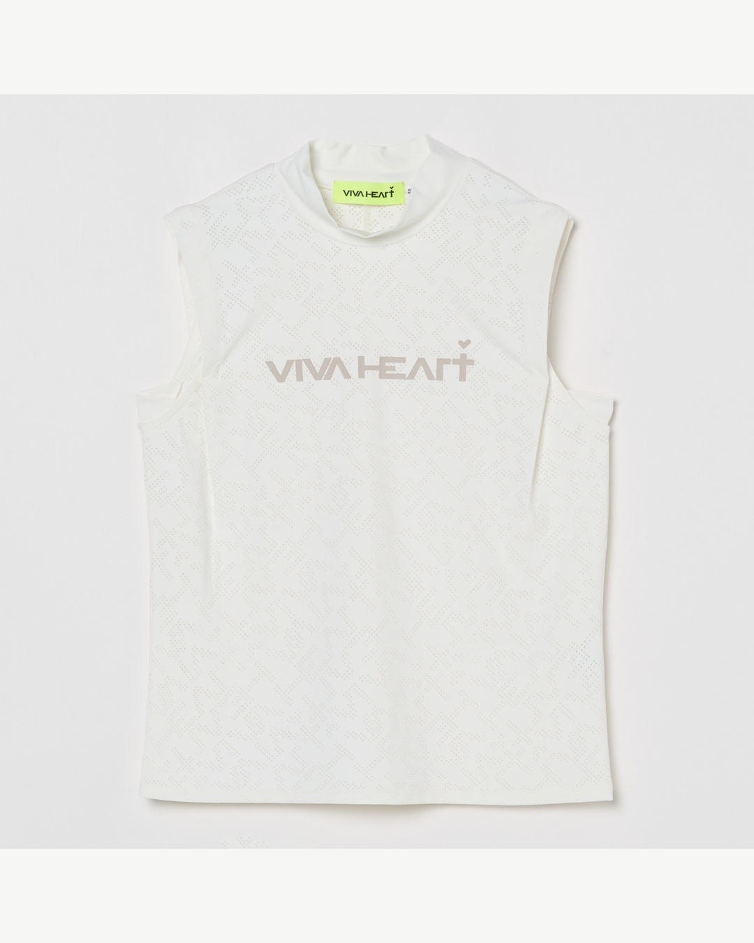 女士-網眼涼感無袖小高領