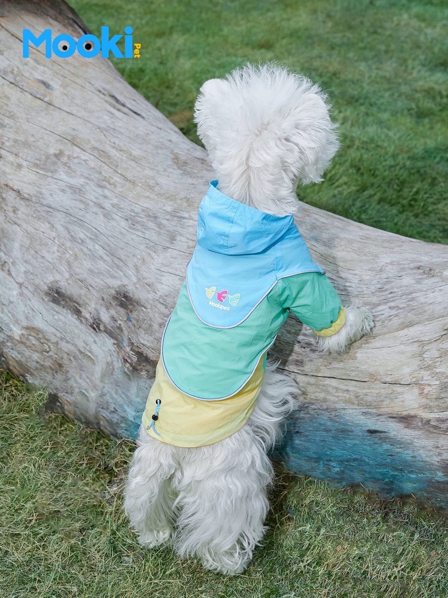 MOOKIPET 春夏防晒马甲可牵引宠物衣服