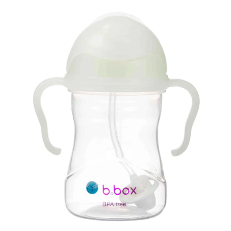 澳洲 b.box 夜光重力球飲水杯 240ml | 360度學習水杯 (黑色夜光系列)