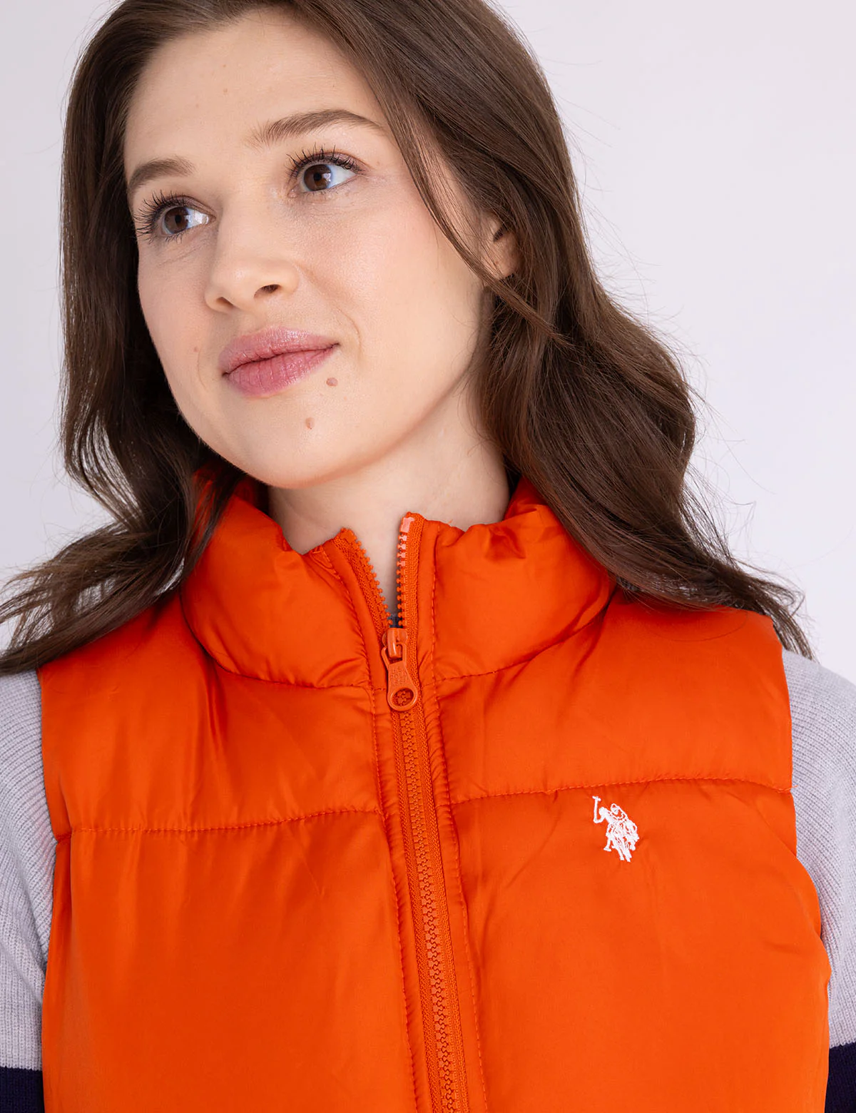 【預購】U.S. POLO ASSN. H041826 經典款連帽羽絨背心