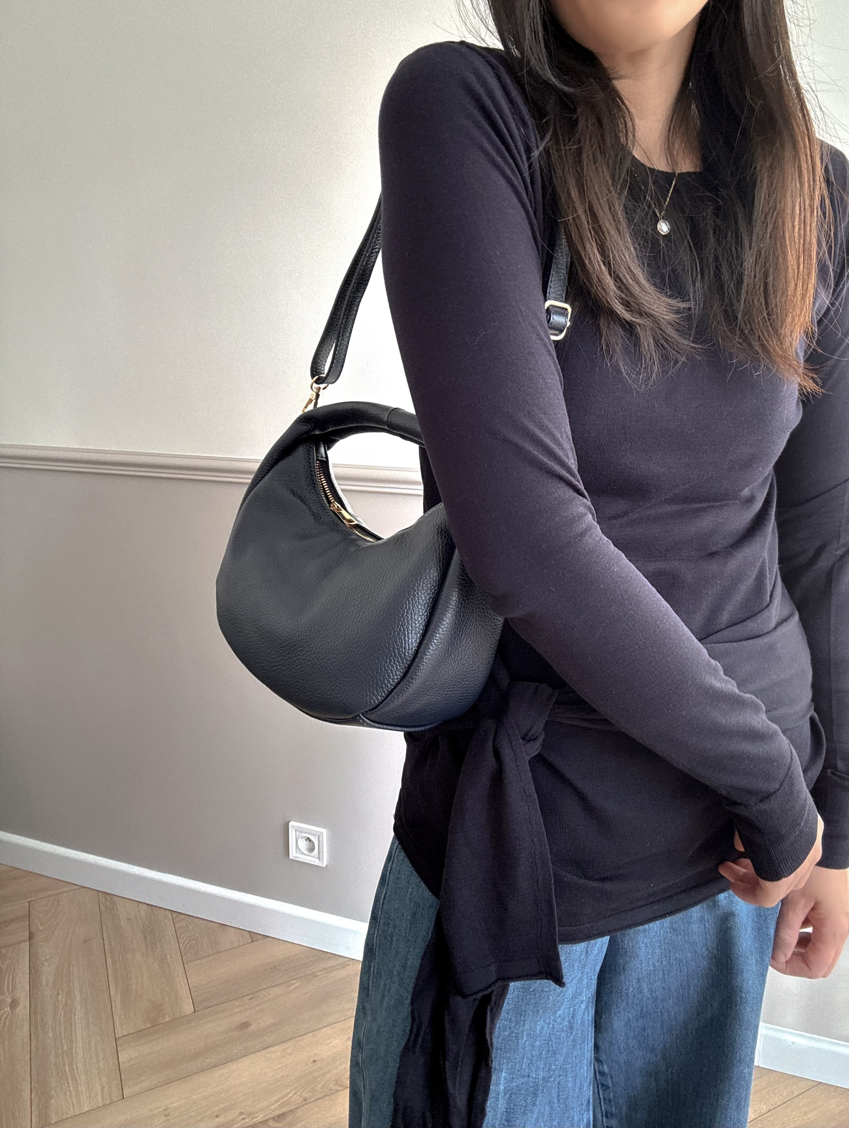 Cherry Paris Leather LAURÈNE - 4195 Marine 海藍色