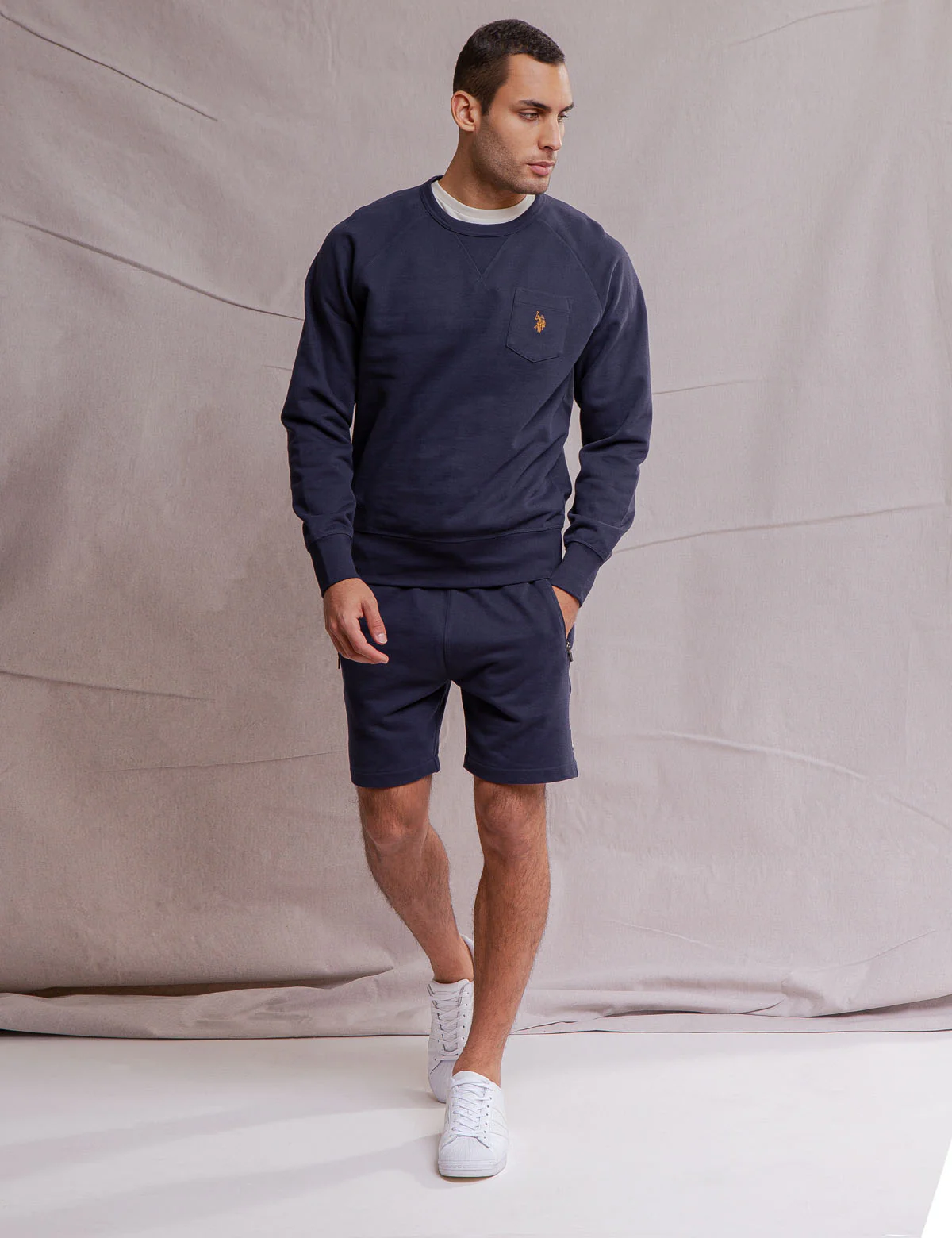 【預購】U.S. POLO ASSN. H041827 系列毛圈布插肩袖套頭衛衣