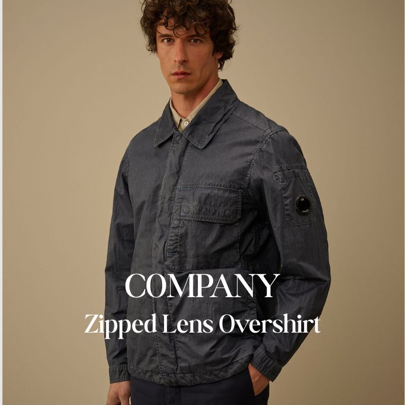 【代購】COMPANY 50 FILI WAX 鏡標拉鍊工裝襯衫外套｜Zipped Lens Overshirt｜防潑水機能外套 男女同款