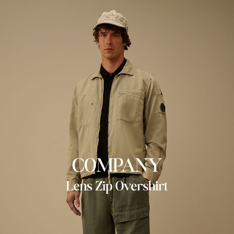 【代購】COMPANY COTTON/LINEN 鏡標拉鍊襯衫外套｜Lens Zip Overshirt｜棉麻透氣工裝外套 男女同款