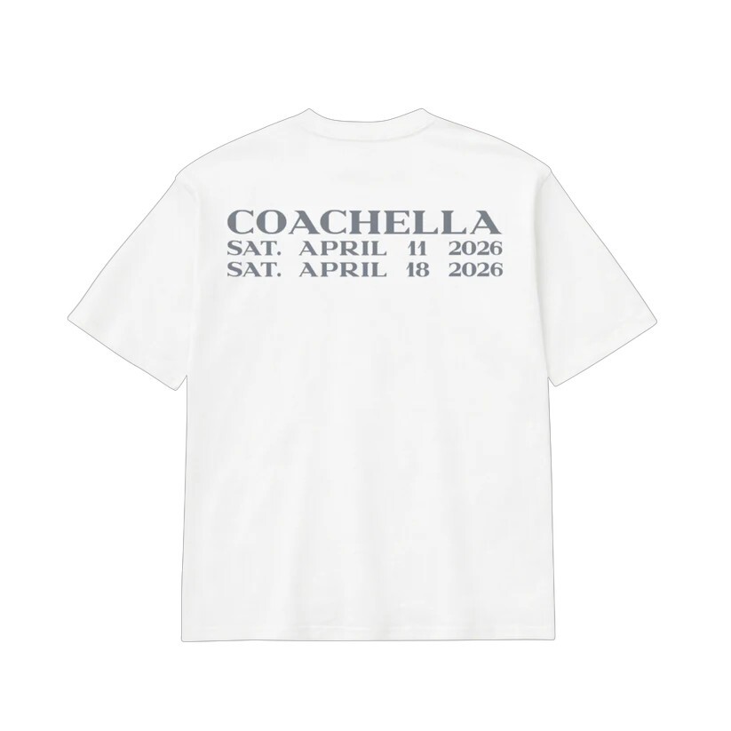 <王者回歸> Coachella Justin Bieber Swag Photo 小賈 科切拉 短袖 白色