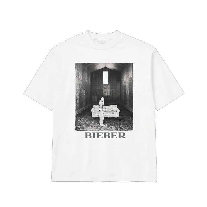 <王者回歸> Coachella Justin Bieber Swag Photo 小賈 科切拉 短袖 白色