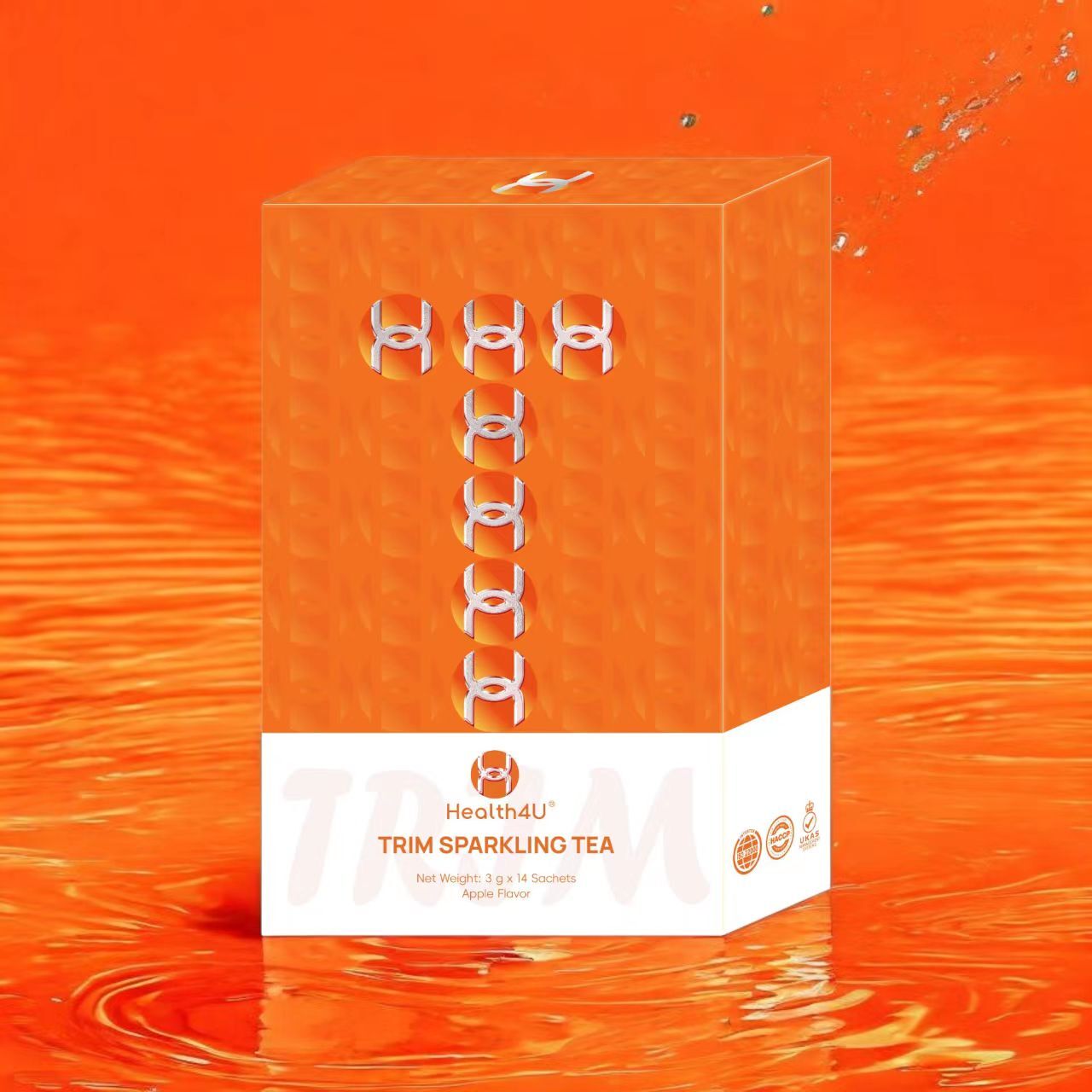 Health4U® TRIM 纖 汽泡茶飲(青蘋果味) – 3 克 x 14小包
