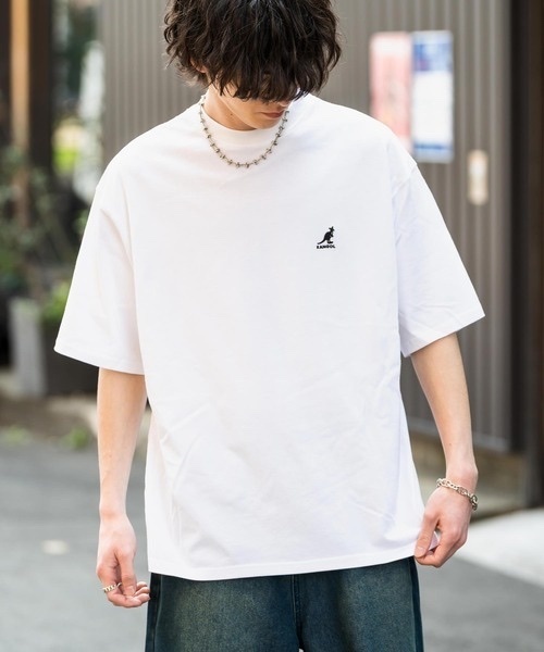 KANGOL / Oversized Back Print Short-Sleeve T-Shirt