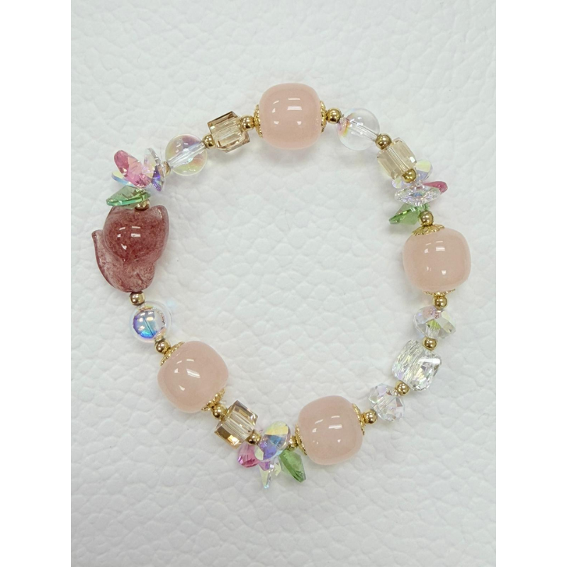 ACC-CCG0421-014 施華洛水晶瑪瑙手鏈 (A14)