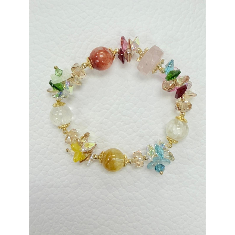 ACC-CCG0421-018 施華洛水晶雪花幽靈手鏈 (A18)