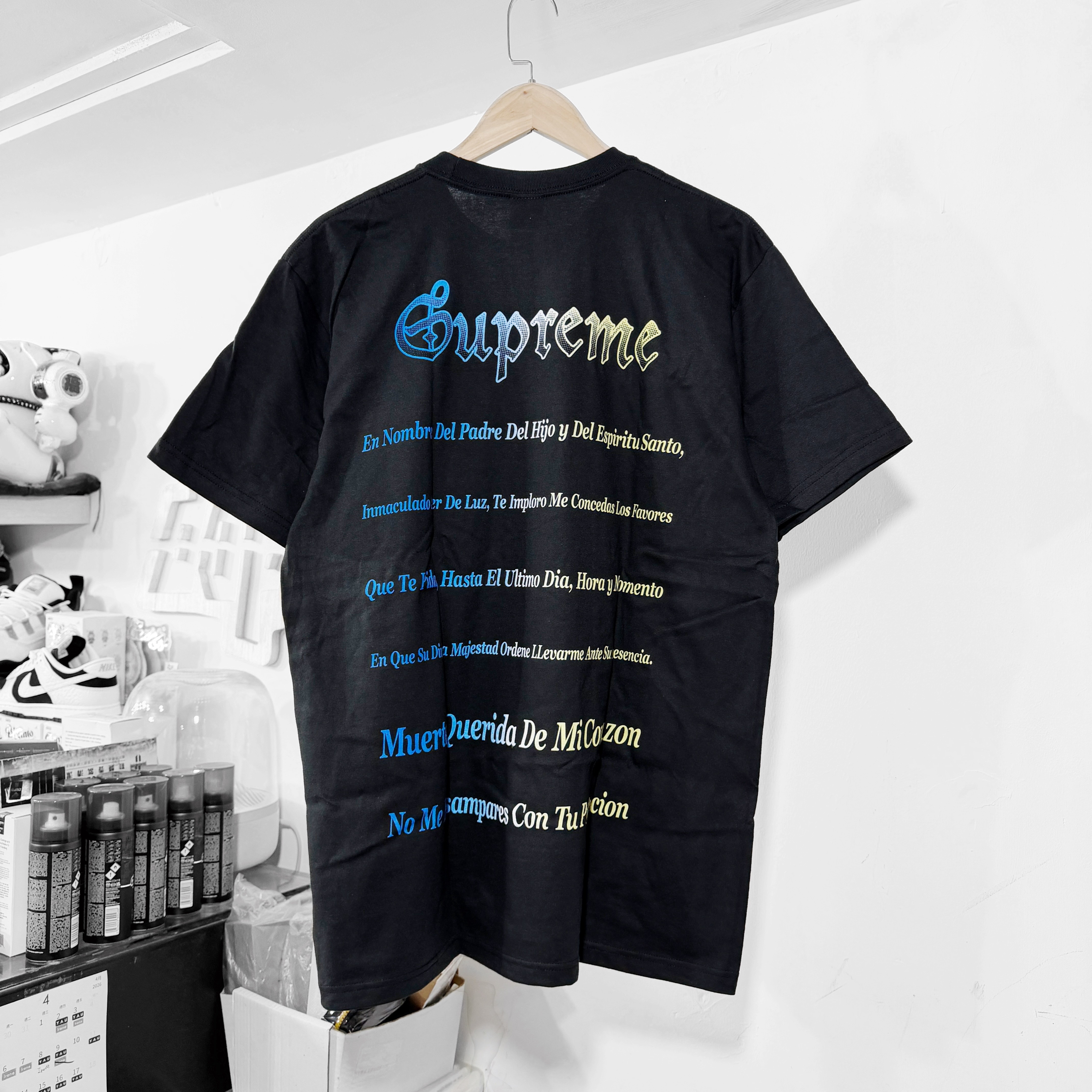 Supreme SS26 Grim Reaper Tee Black
