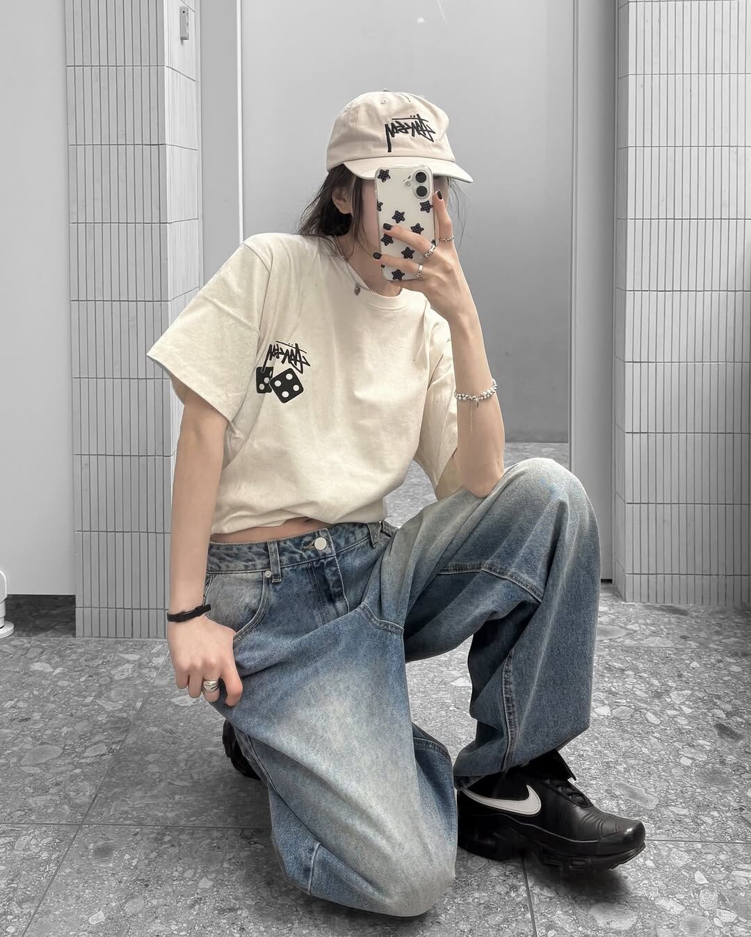 【預購】韓國代購 TOFFEE 水洗 彎刀褲 Haze Washed Wide Denim Pants 闊腿 牛仔褲 多色可選