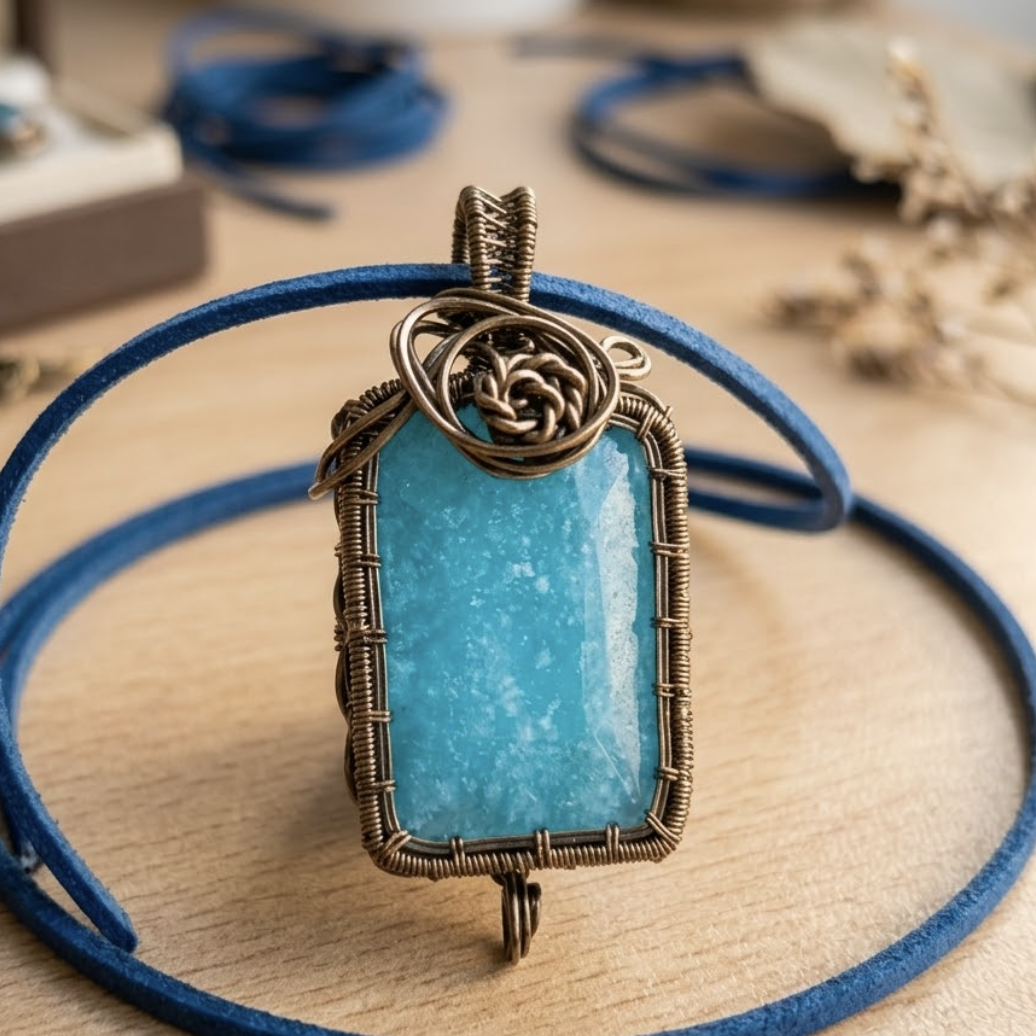 沁春草堂｜水晶金屬線編織