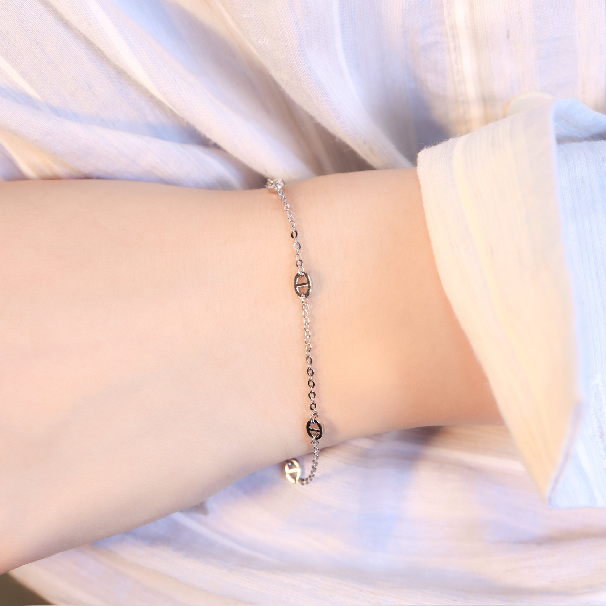 | 925銀丨親愛的你手鏈  | BR1543 |