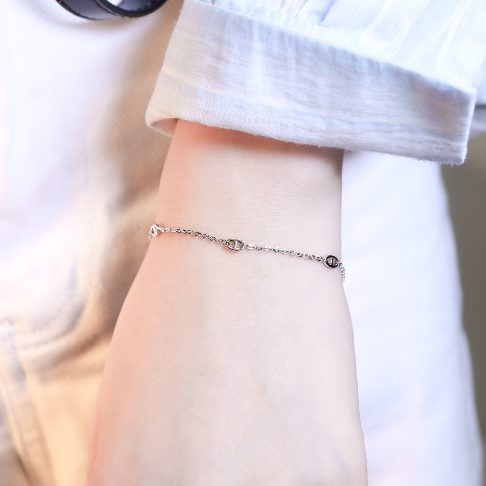 | 925銀丨親愛的你手鏈  | BR1543 |