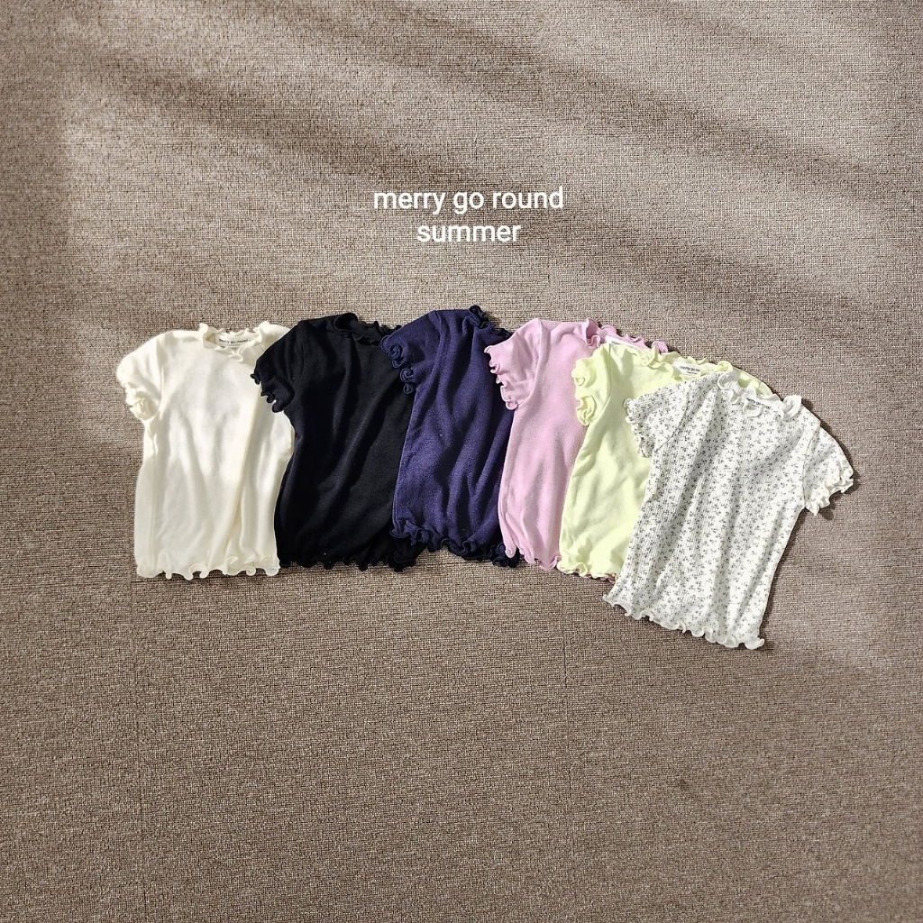 正韓夏Merry-go-round 五色捲捲上衣