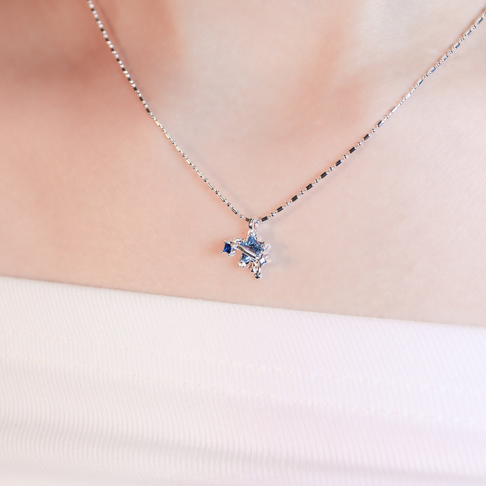 | 925銀丨熔岩星趣項鍊 | NE1632 |