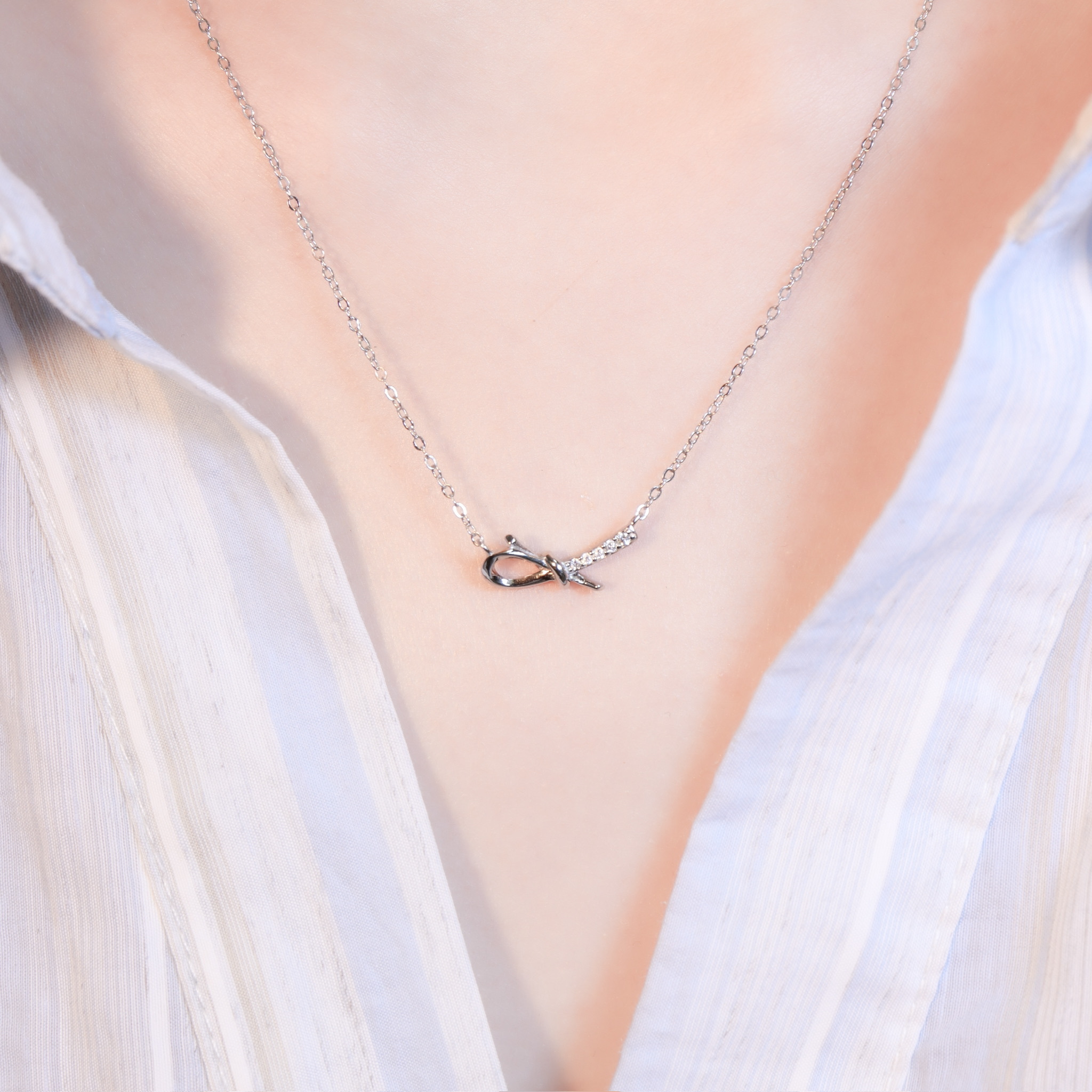 | 925銀丨氣質小結項鍊 | NE1620 |