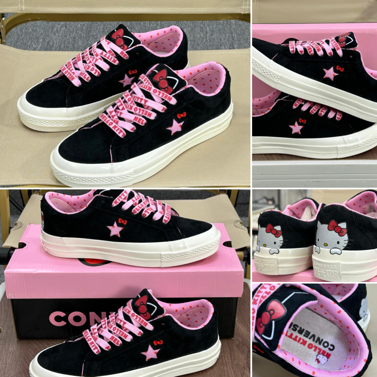 Converse x Hello Kitty聯名One Star鞋
