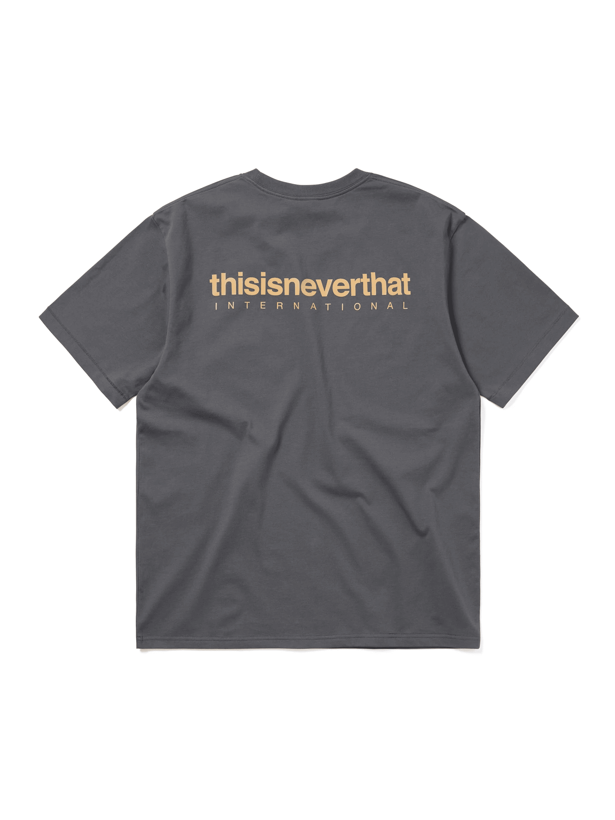 thisisneverthat｜INTL. Logo Tee "Dark Grey"