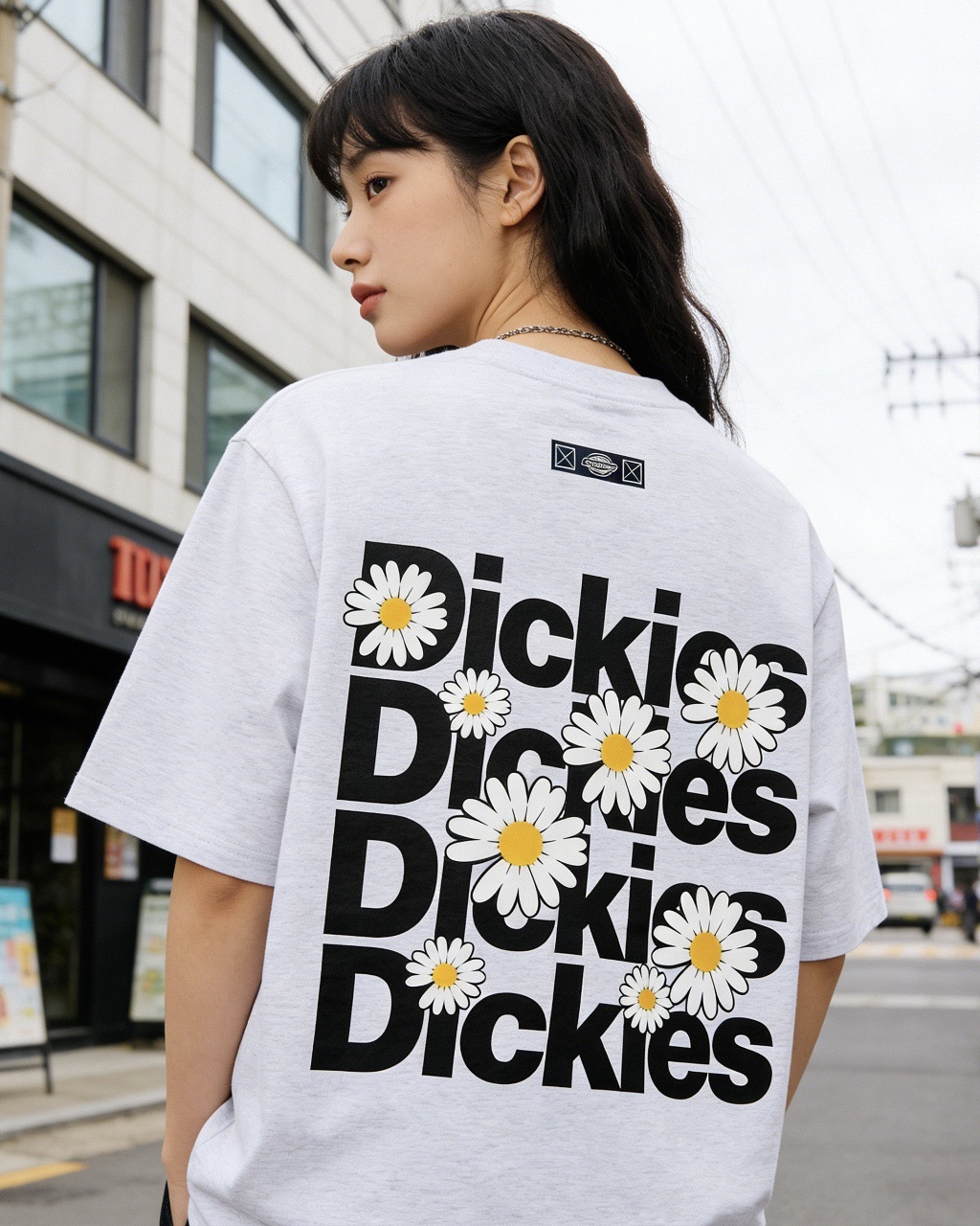 #預購 DICKIES 重磅 小雛菊 印花短踢 2色