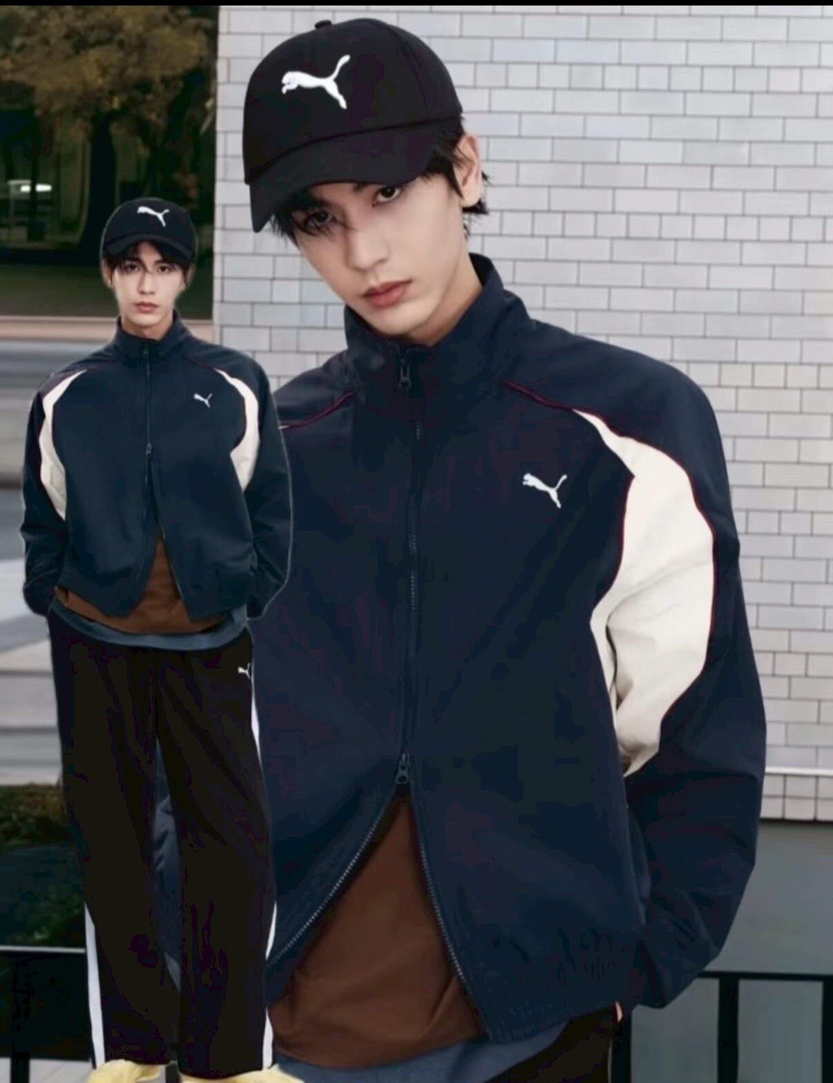 【Luxury】 PUMA彪馬 張凌赫同款 HERITAGE FOOTBALL COLORBLOCK JACKET WV 拉鍊立領長袖 夾克 男女同款 636279-14