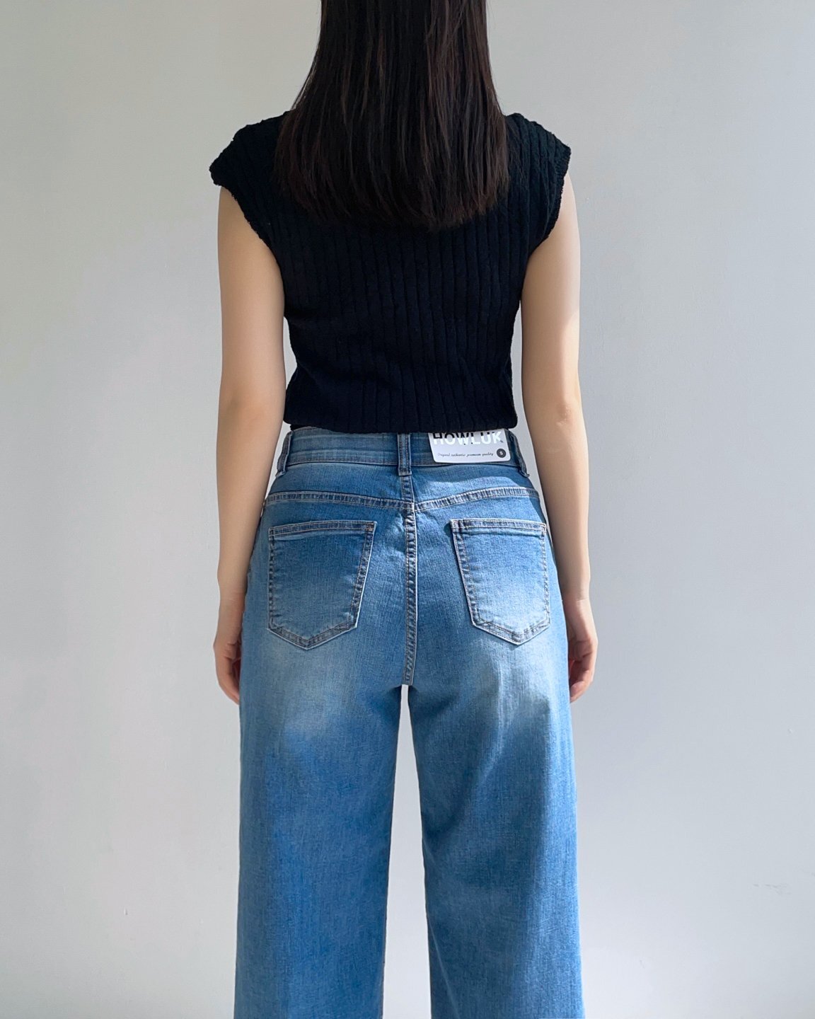 YI007 HOWLUK #3060 涼感洗水直筒10分褲