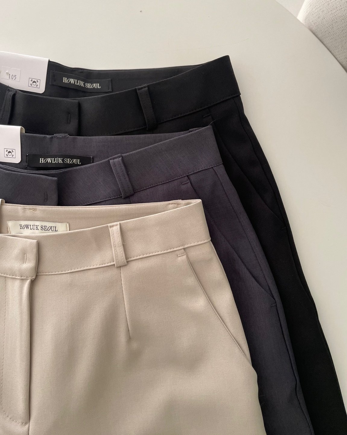 YI003 HOWLUK #105 春夏直筒西裝褲