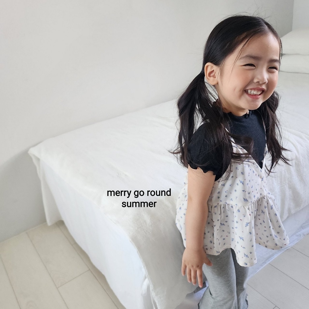 正韓夏Merry-go-round 花花蝴蝶結背心