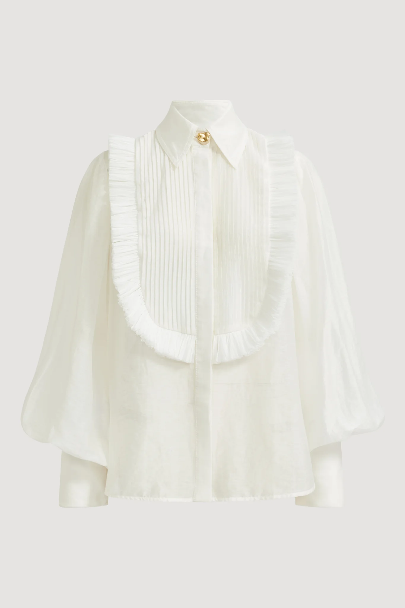 Aje｜PERILLA 荷葉邊襯衫