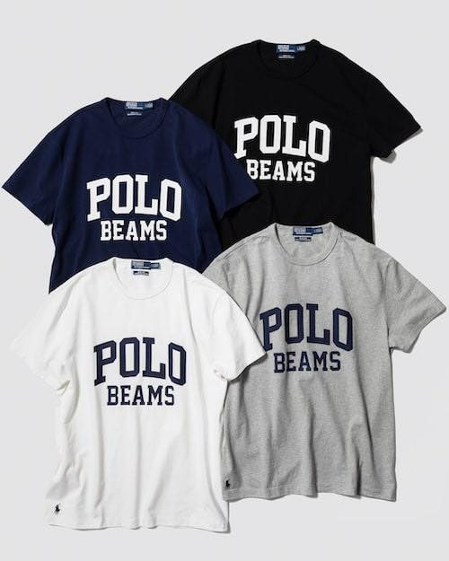 POLO RALPH LAUREN × BEAMS 50週年別注 Heavy Weight Logo Tee
