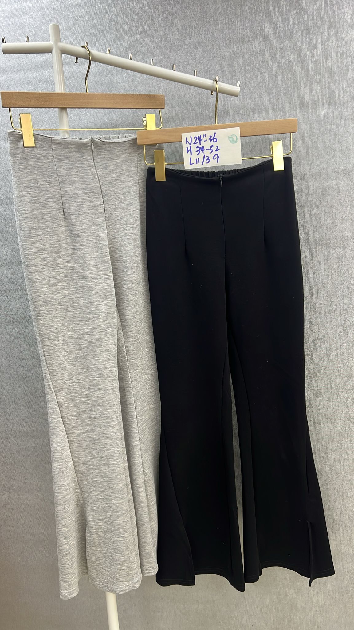 CF9801 半橡筋腰長褲 腰24-36 H34-52