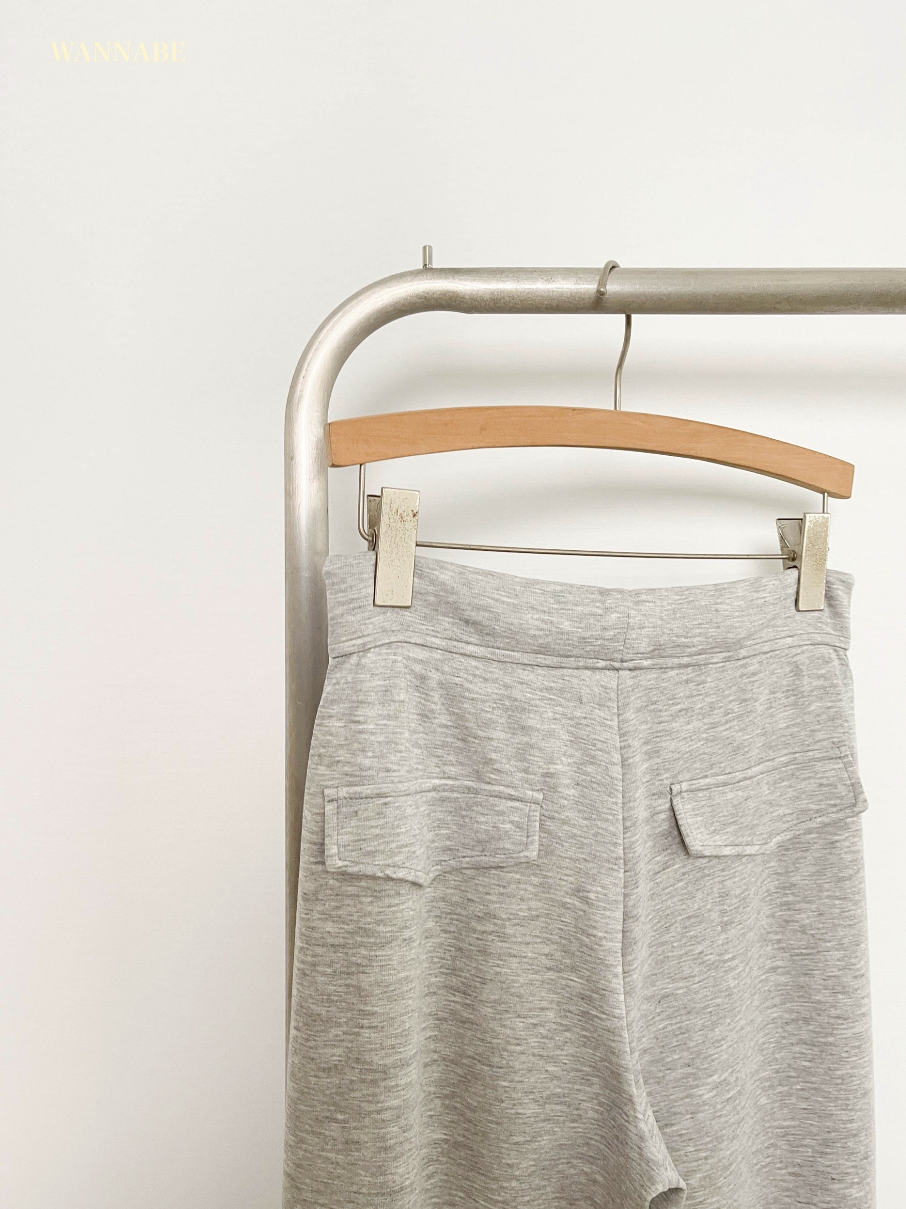 G6093-休閒垂墜寬褲