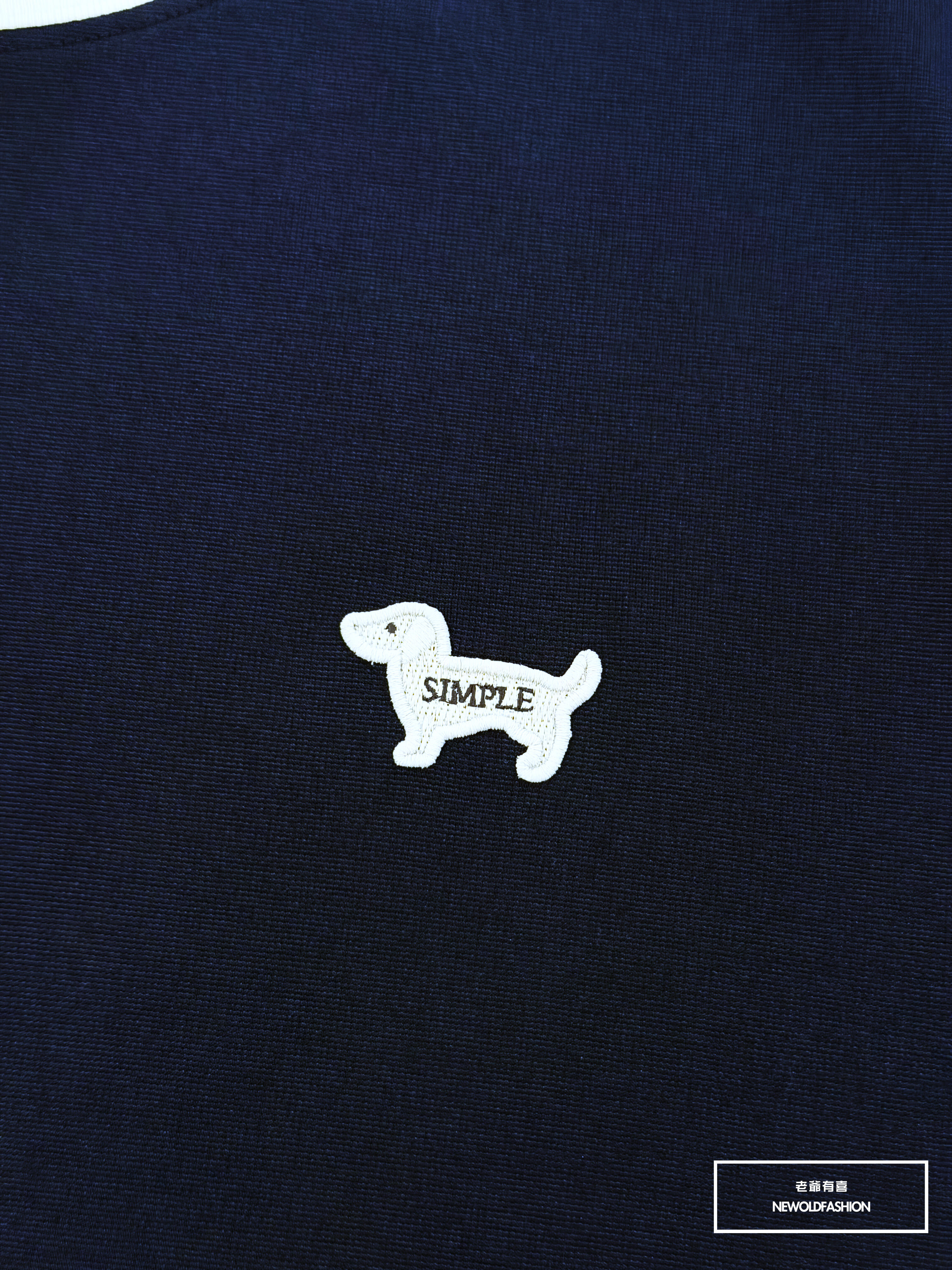 『新品上市』重磅puppy刺繡滾邊短T(NOF2604Z8031)-黑