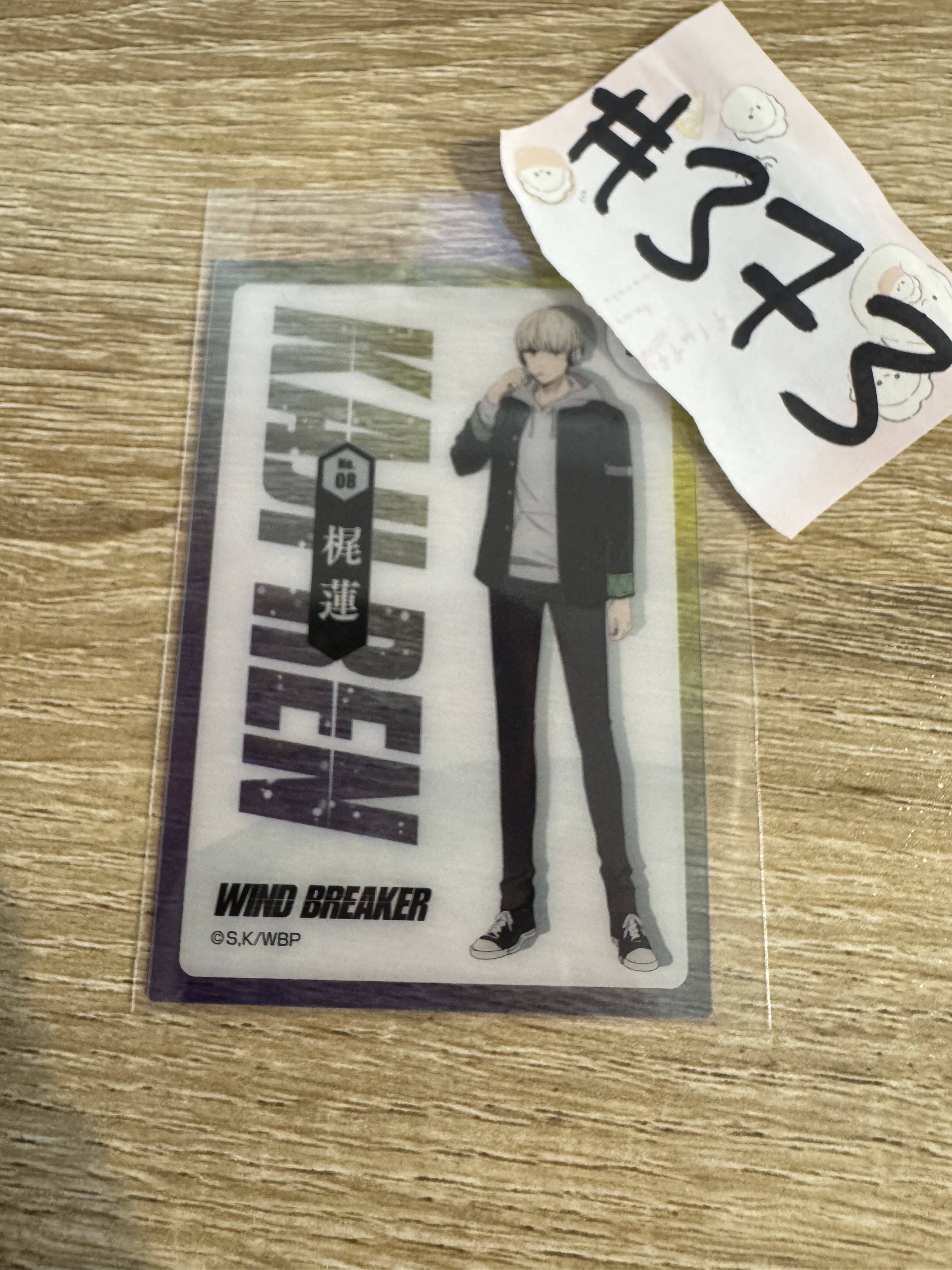 WIND BREAKER  梶蓮 小卡#373