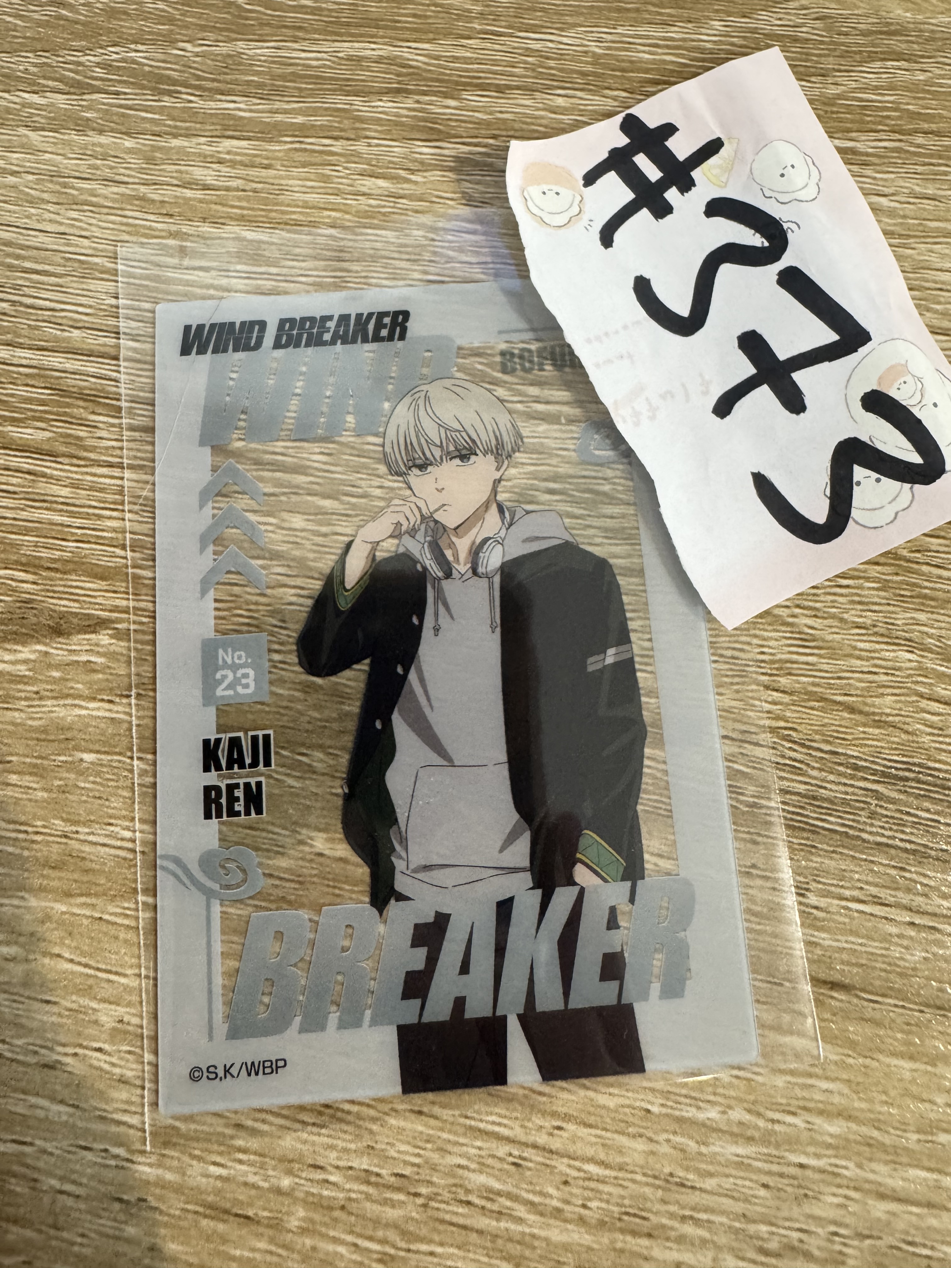 WIND BREAKER  梶蓮 小卡#373