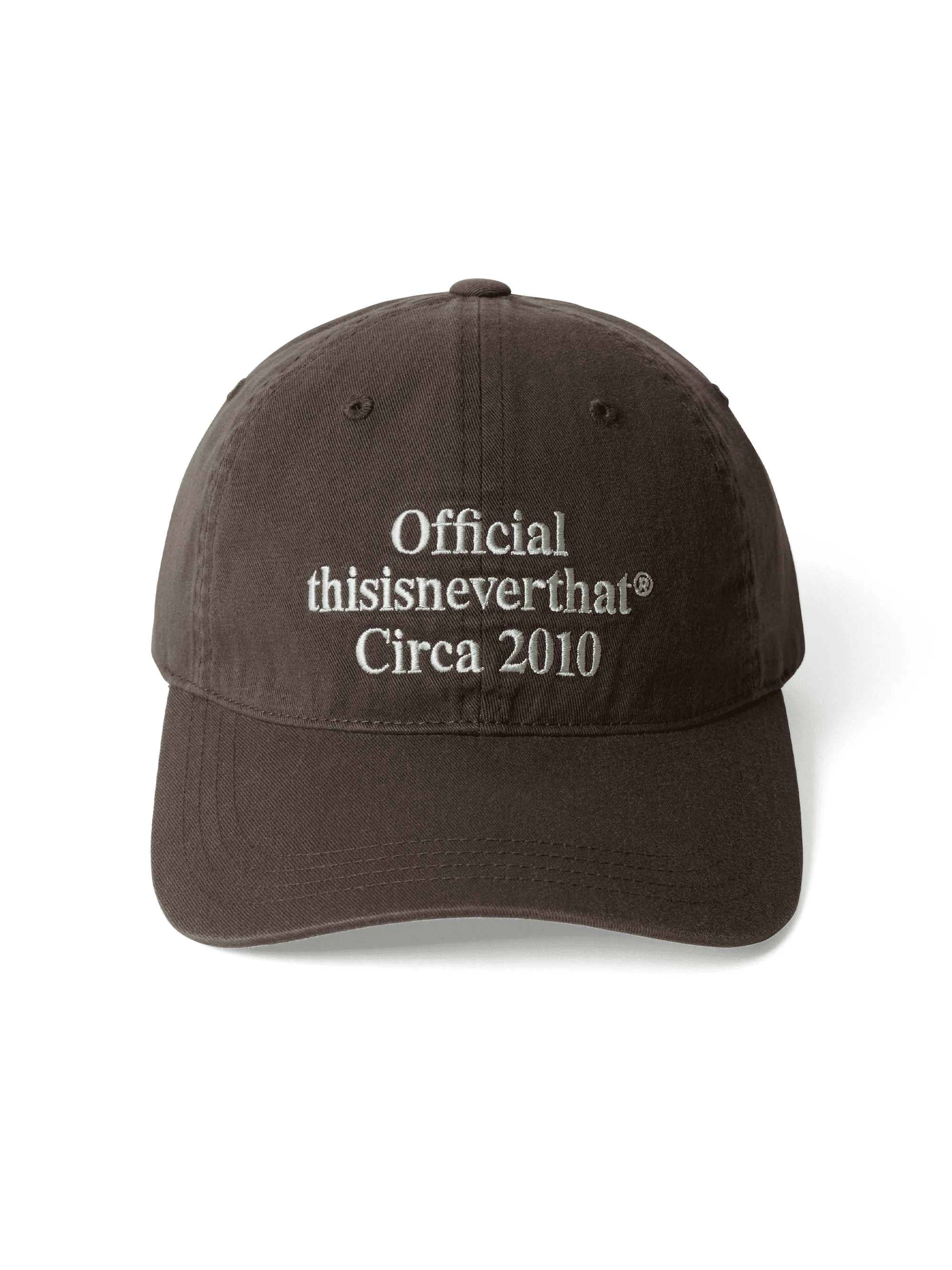 thisisneverthat｜Times Cap "Dark Brown"