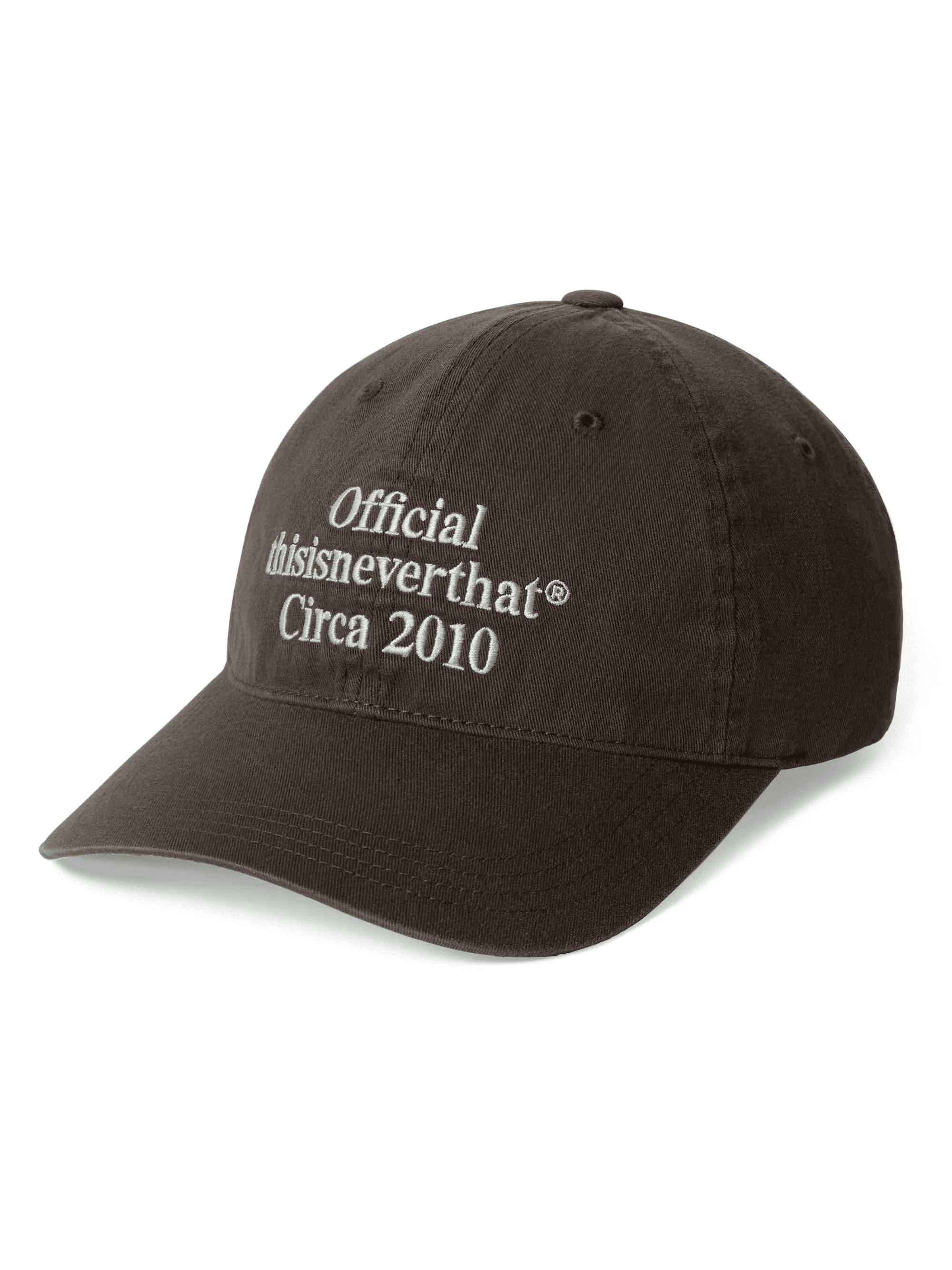 thisisneverthat｜Times Cap "Dark Brown"
