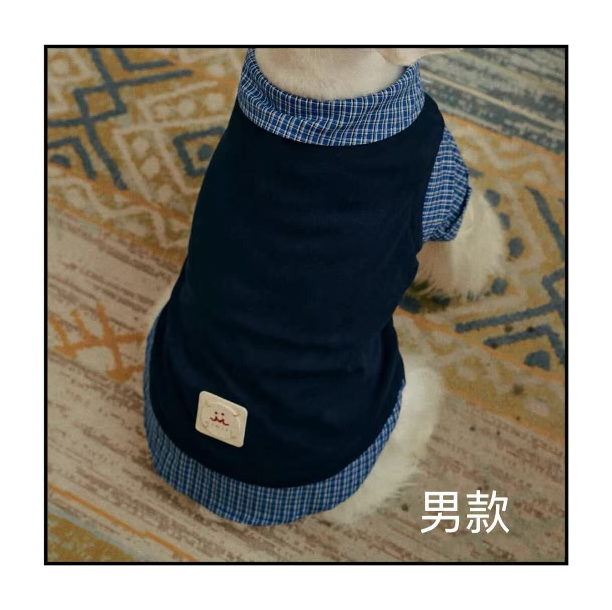 MIMIRO CASAE 知识分子风假两件衬衫T恤