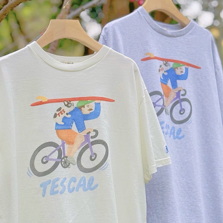 CRUISING THE COAST FLAT ART TEE