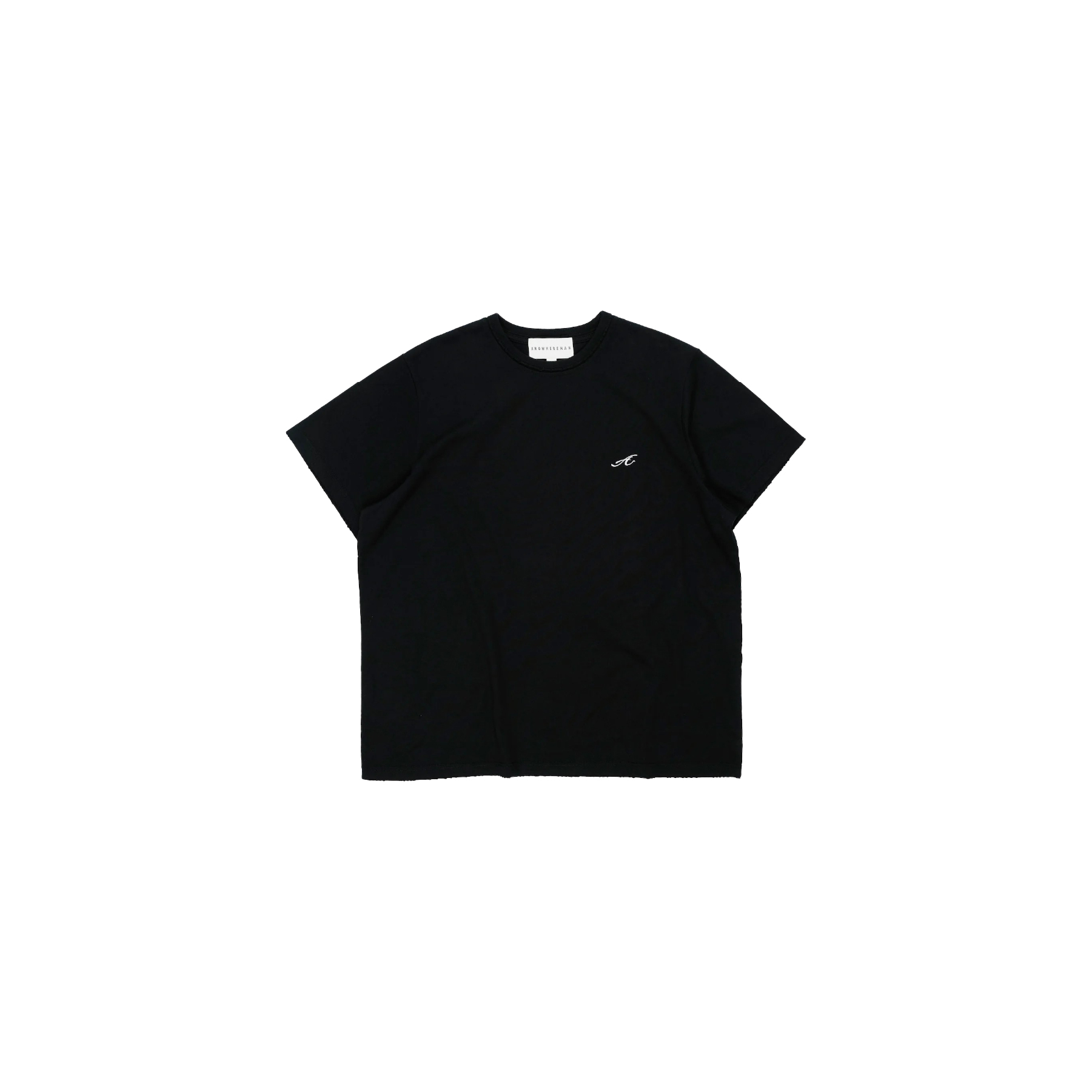 ANOWHEREMAN "A" OVERSIZE SS TEE 寬鬆 磨破 短T