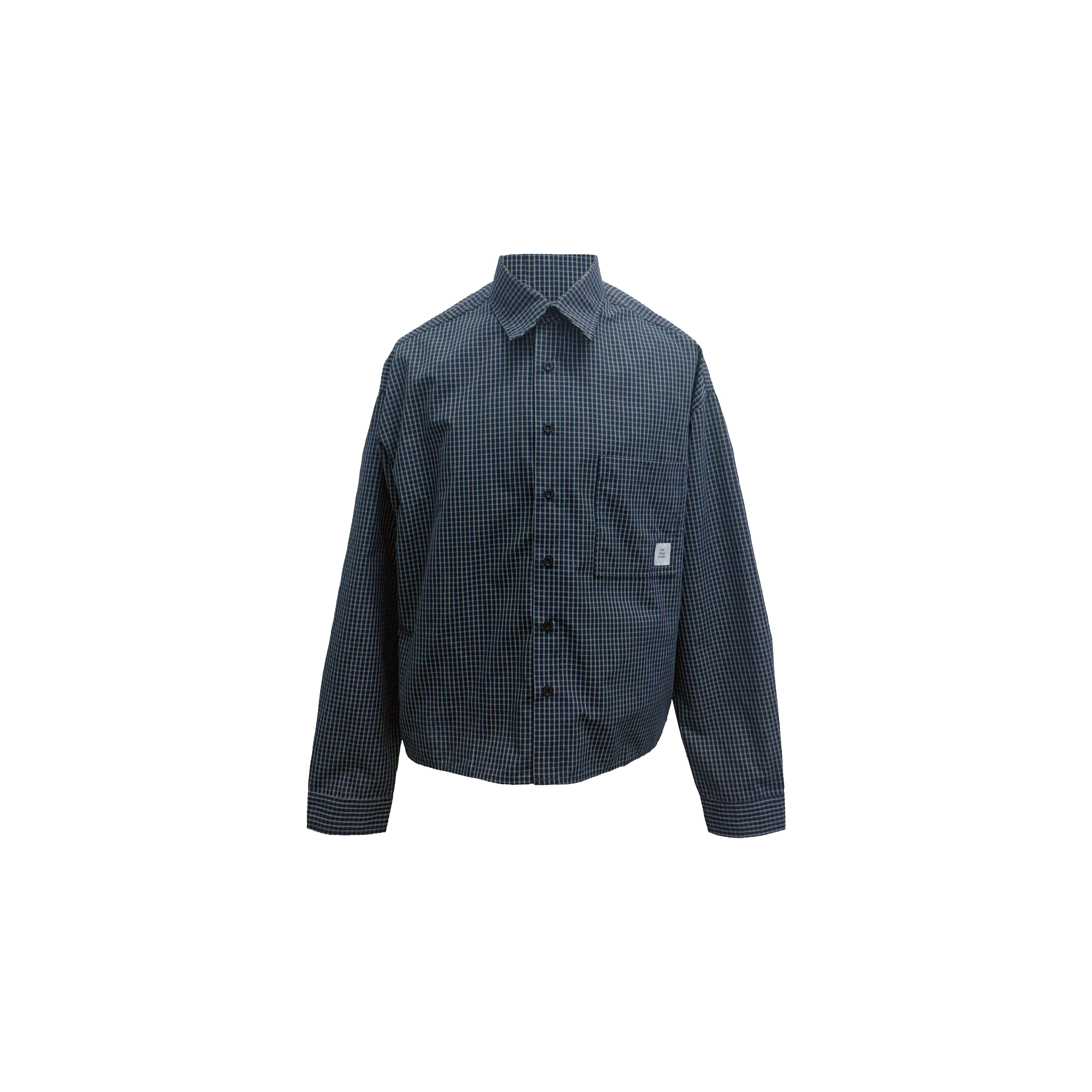 Fashion Killia LCI CHECKER BOXY SHIRT 細小 格紋 襯衫