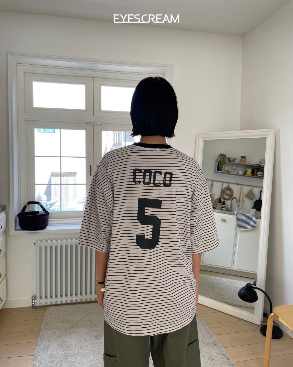 Eyescream COCO 5 條紋水洗上衣 / 2色 (Adult)