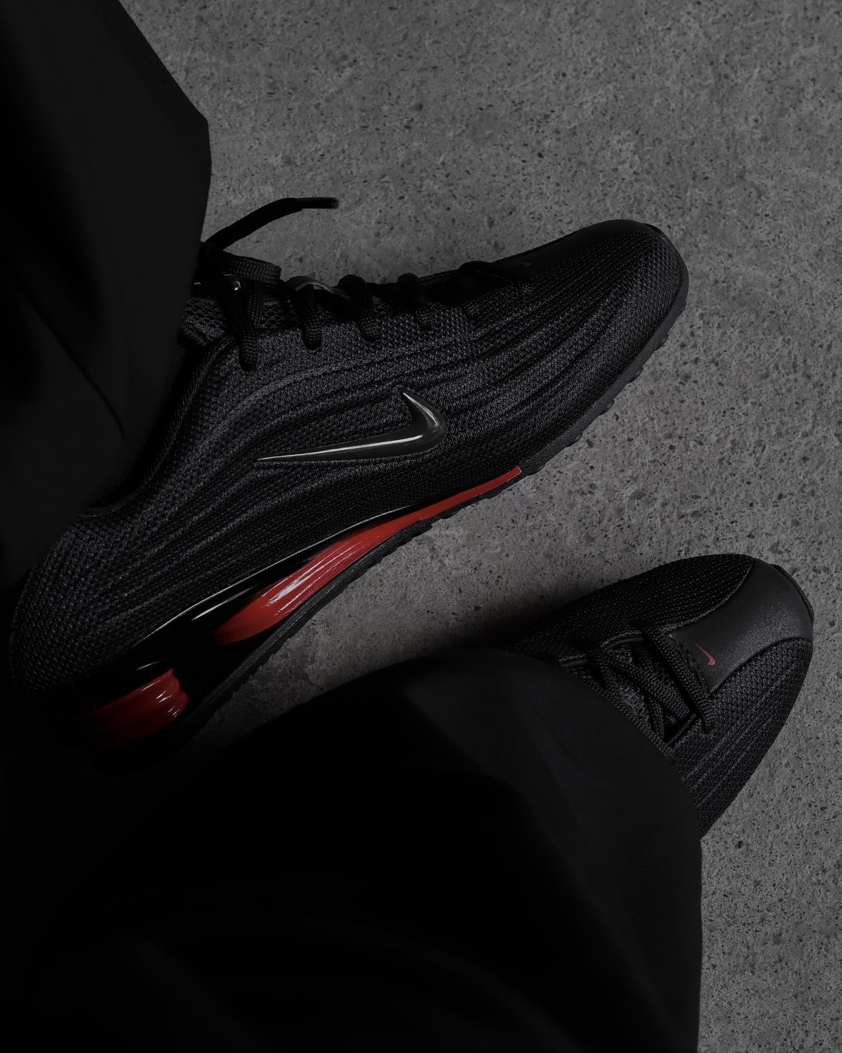 NIKE SHOX Z 復古 彈簧 氣墊 緩震 黑紅