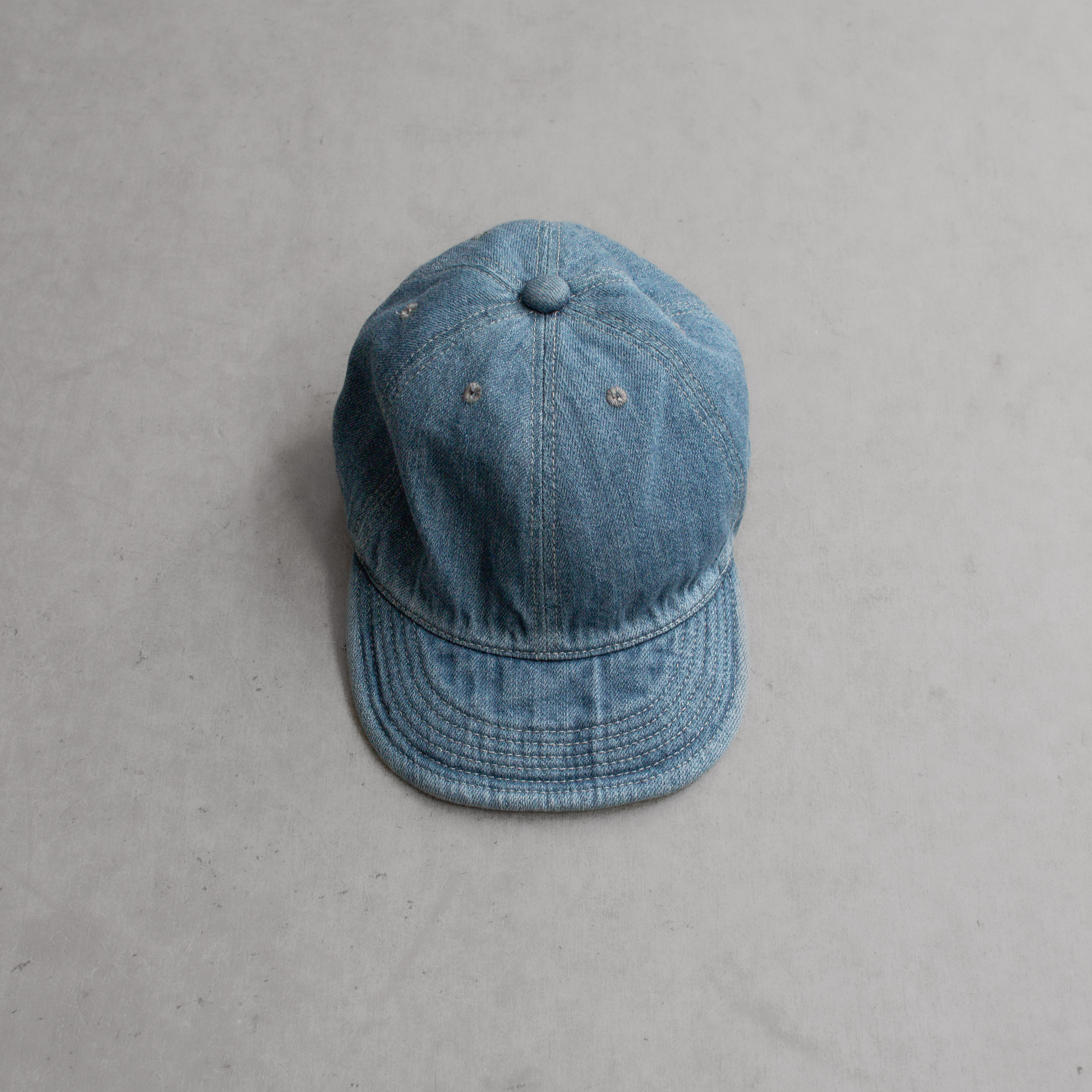 HIGHER HT26002 SELVEDGE DENIM FADED CAP 淺色 丹寧 棒球帽