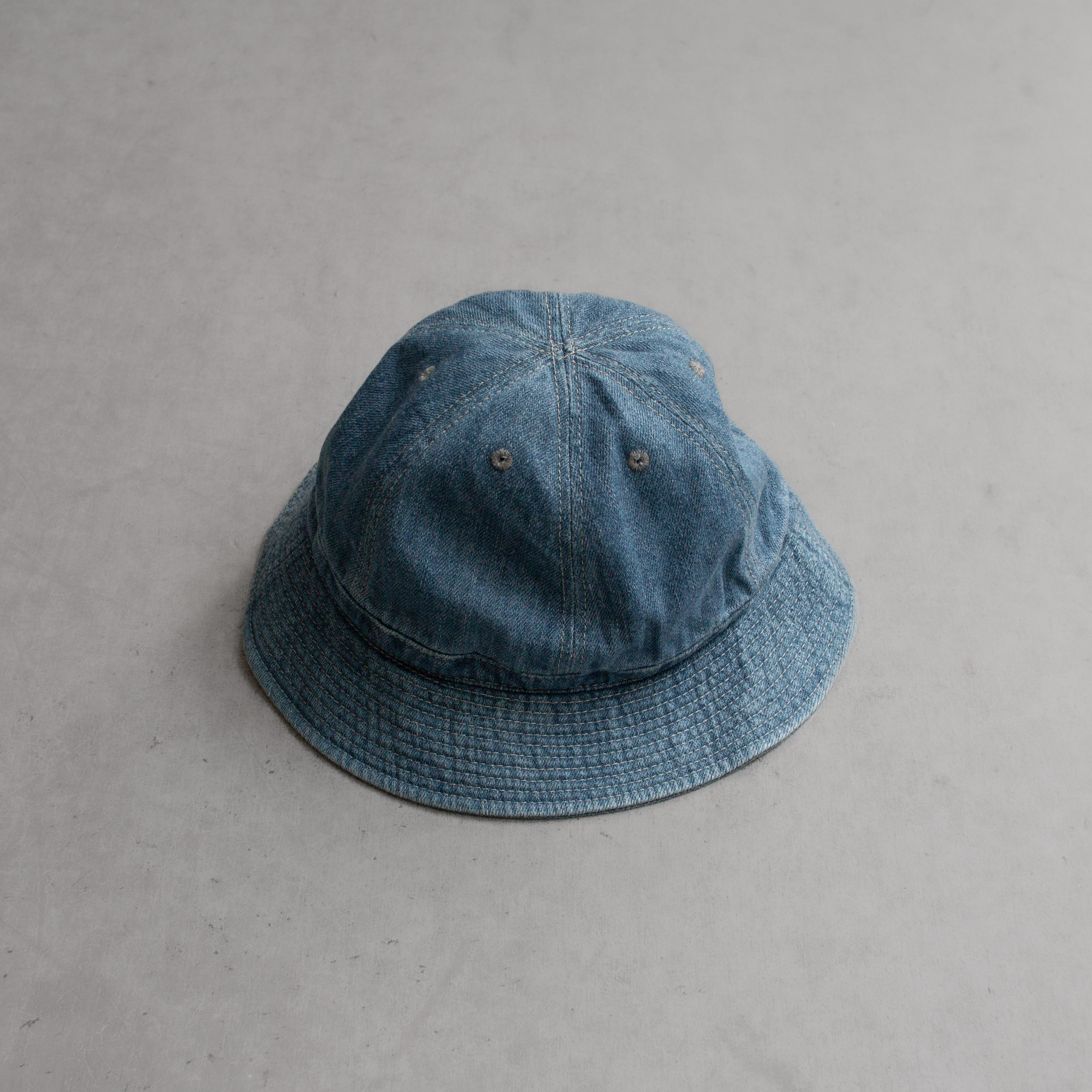 HIGHER HT26009 SELVEDGE DENIM FADED HAT 淺色 丹寧 漁夫帽