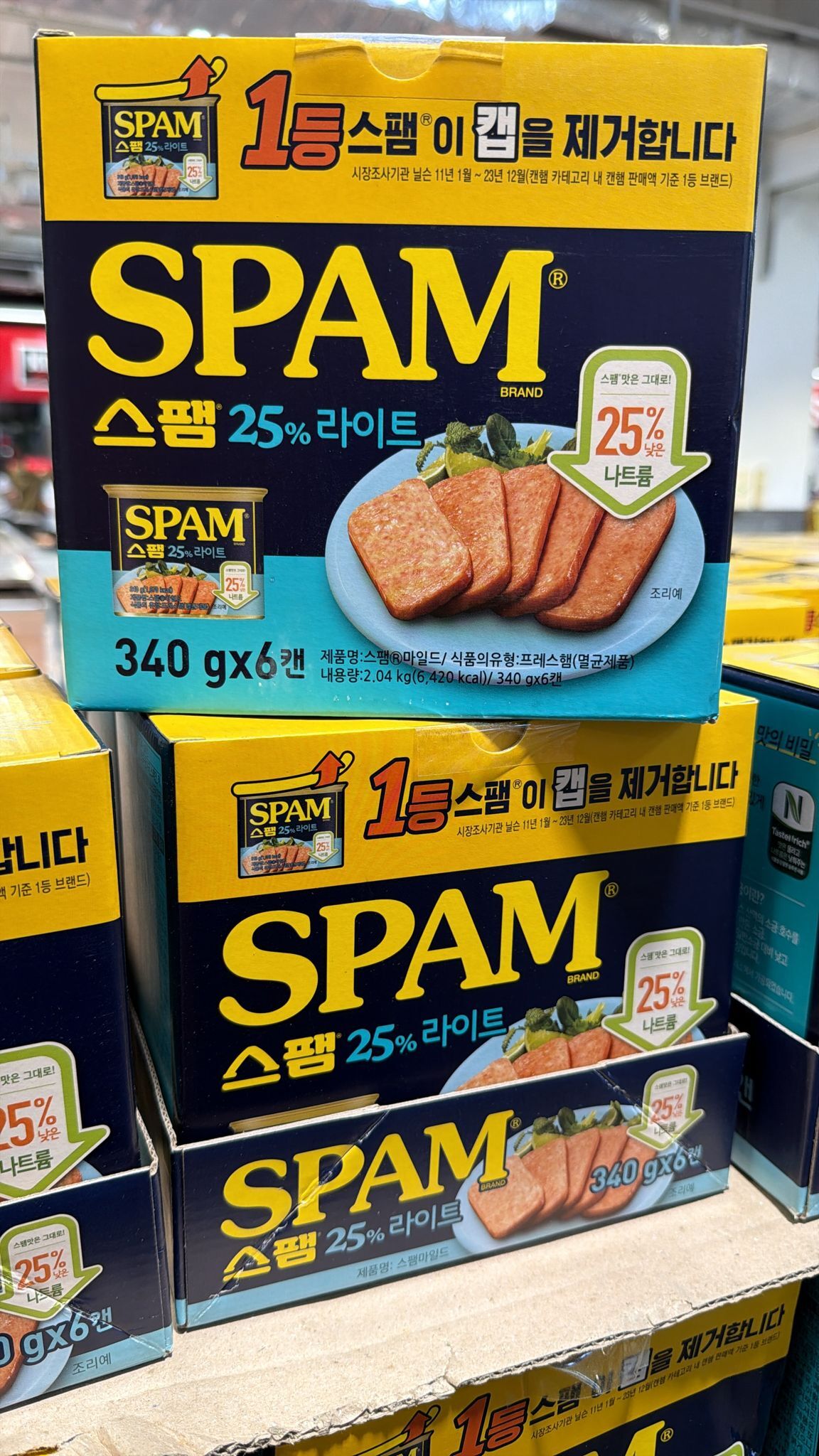 【直播】LX0418627 SPAM 低鈉25%午餐肉 （6罐裝）