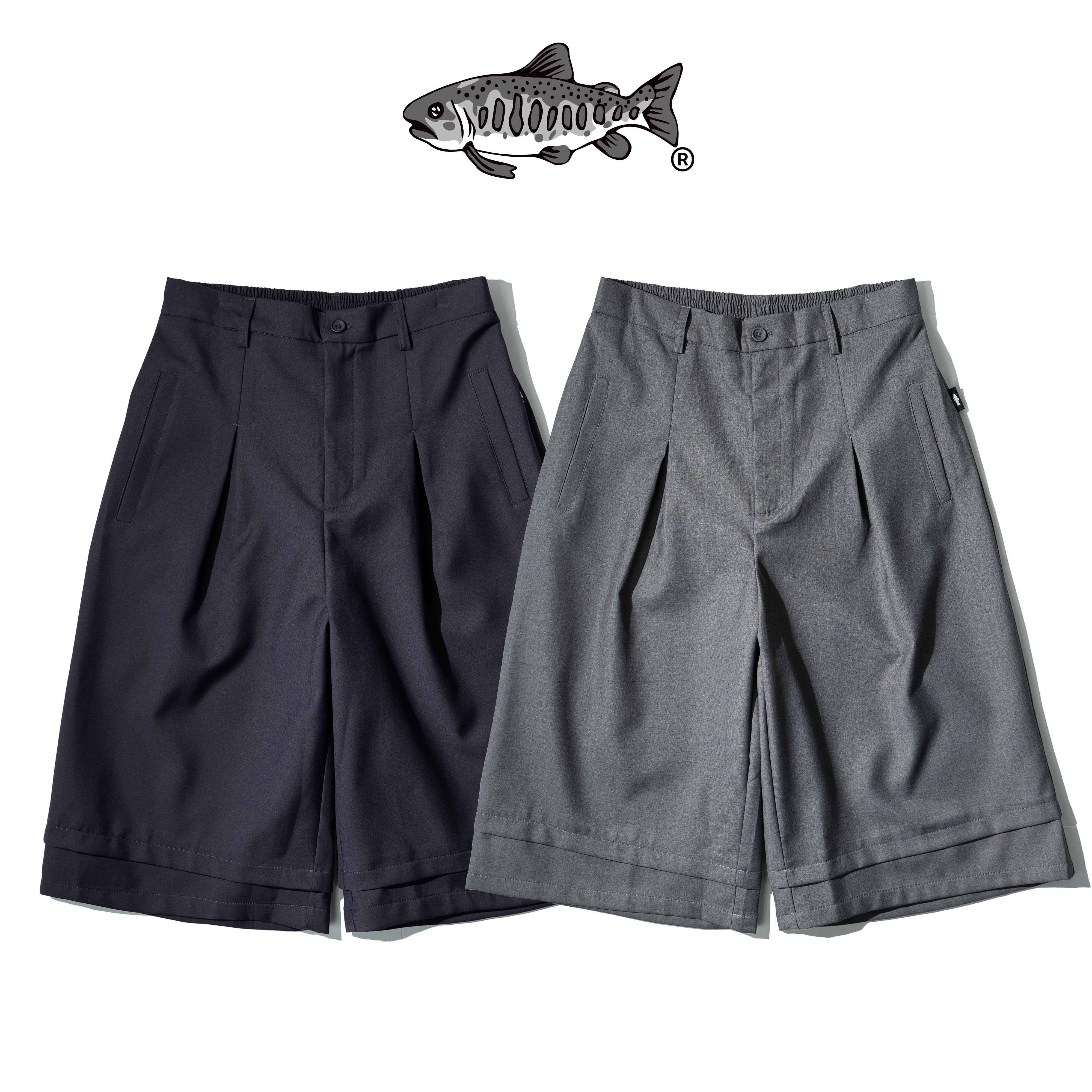 AGILITY Staff "PS" Double Layer Cropped Pants 雙層 西裝七分褲 [STA-8]