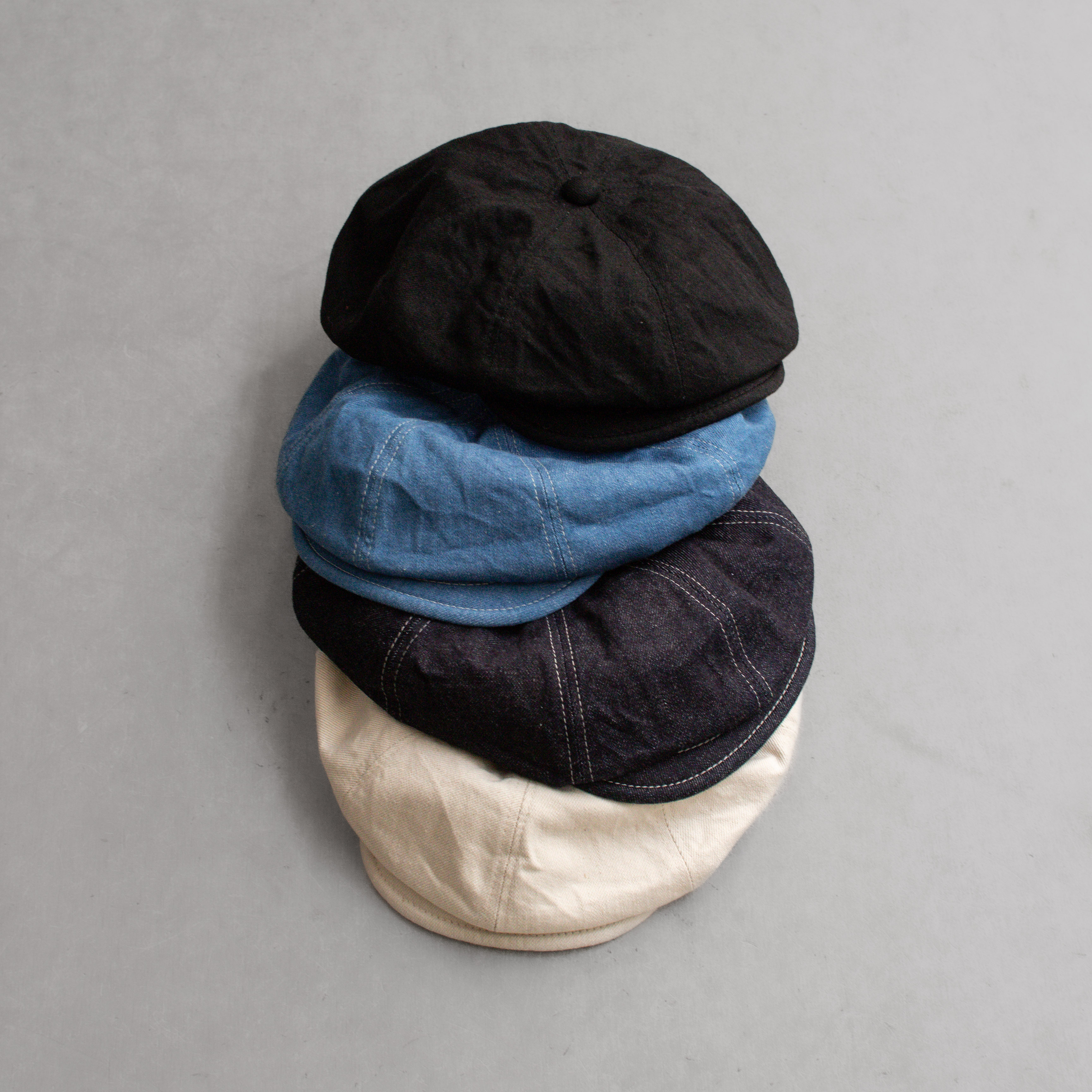 HIGHER HT24013 12oz DENIM CASQUETTE 日本製 丹寧 報童帽 四色